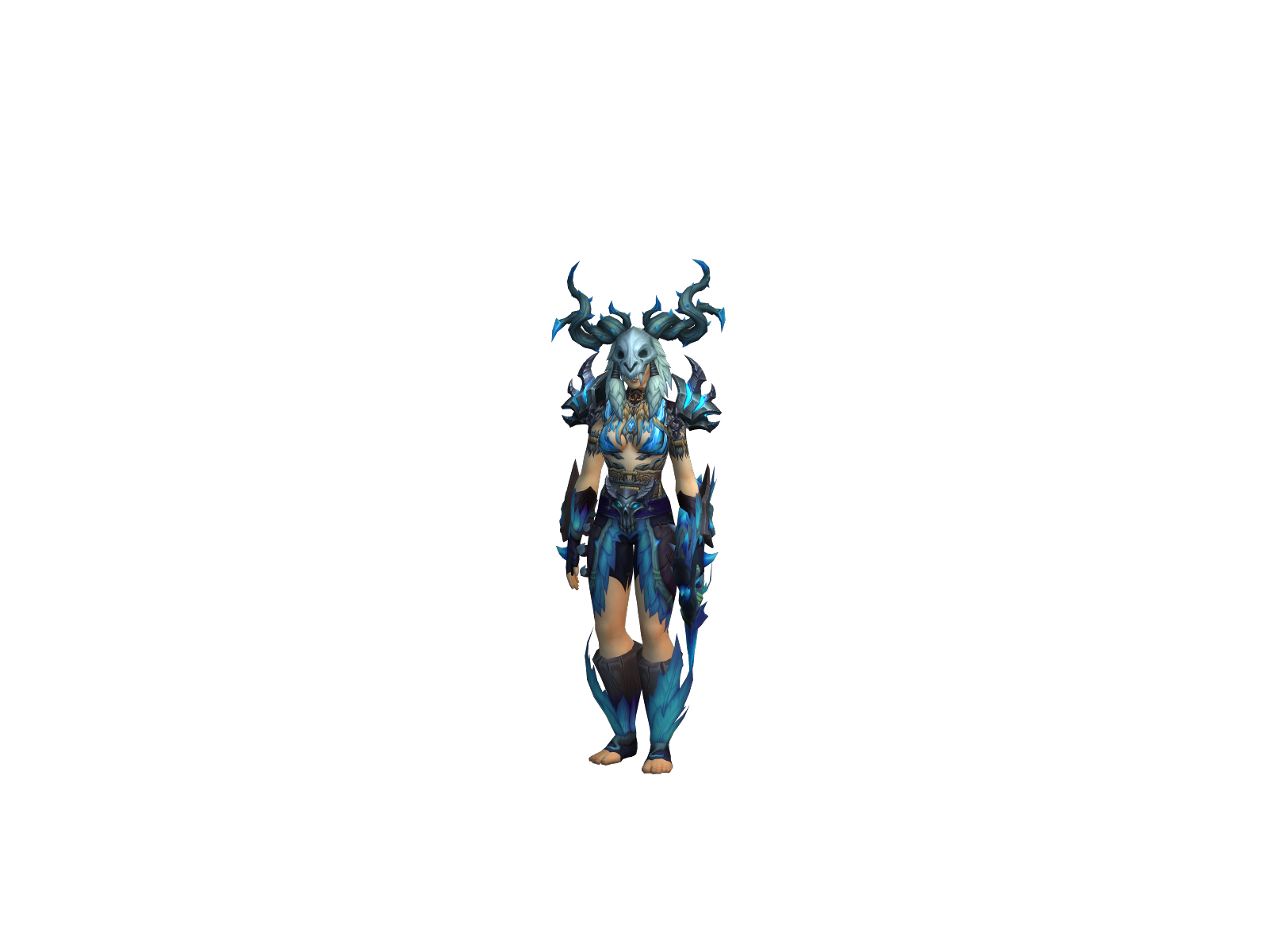 Inflexible 3D character render