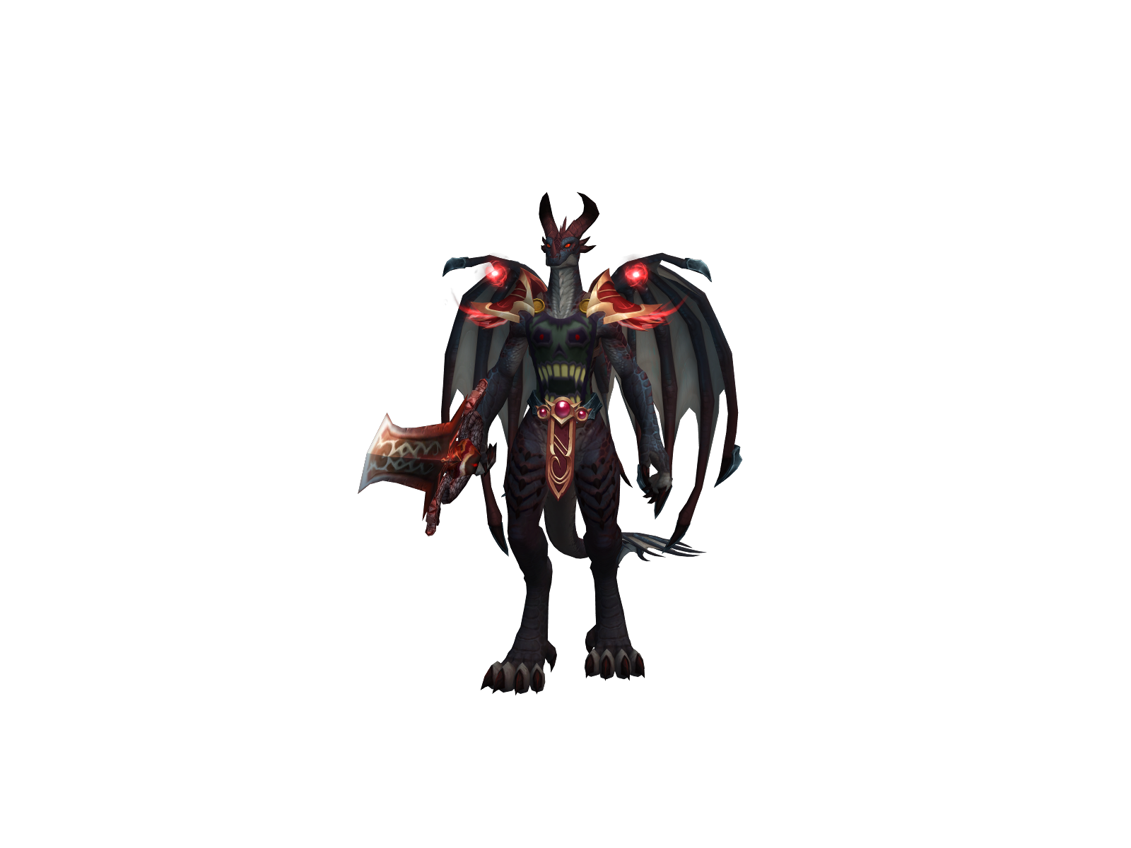 Dragondes 3D character render
