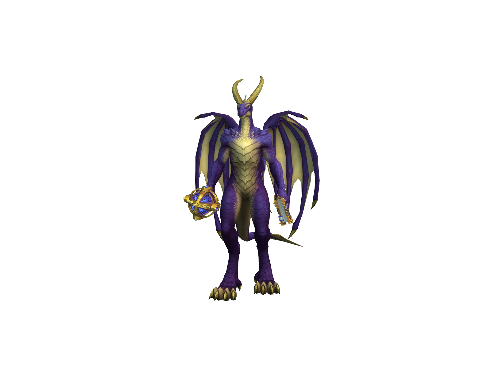 Cærus 3D character render