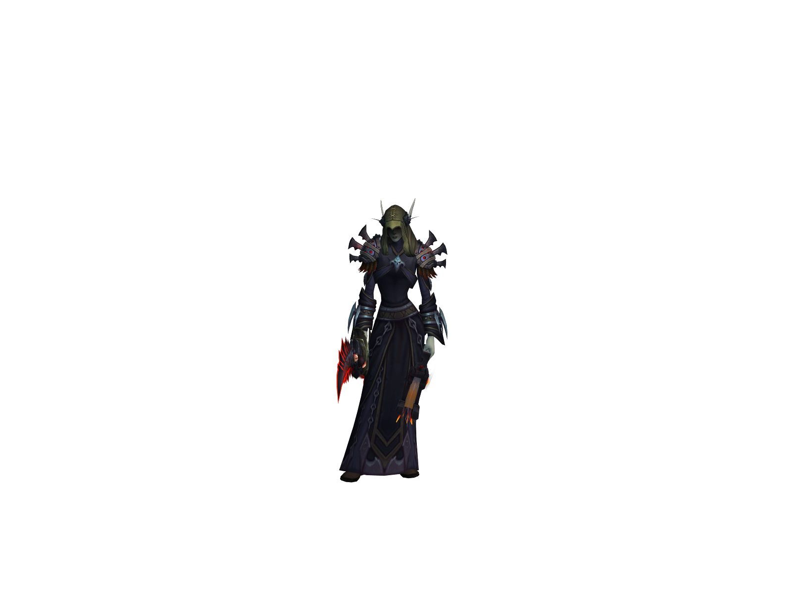 Dáhlía 3D character render