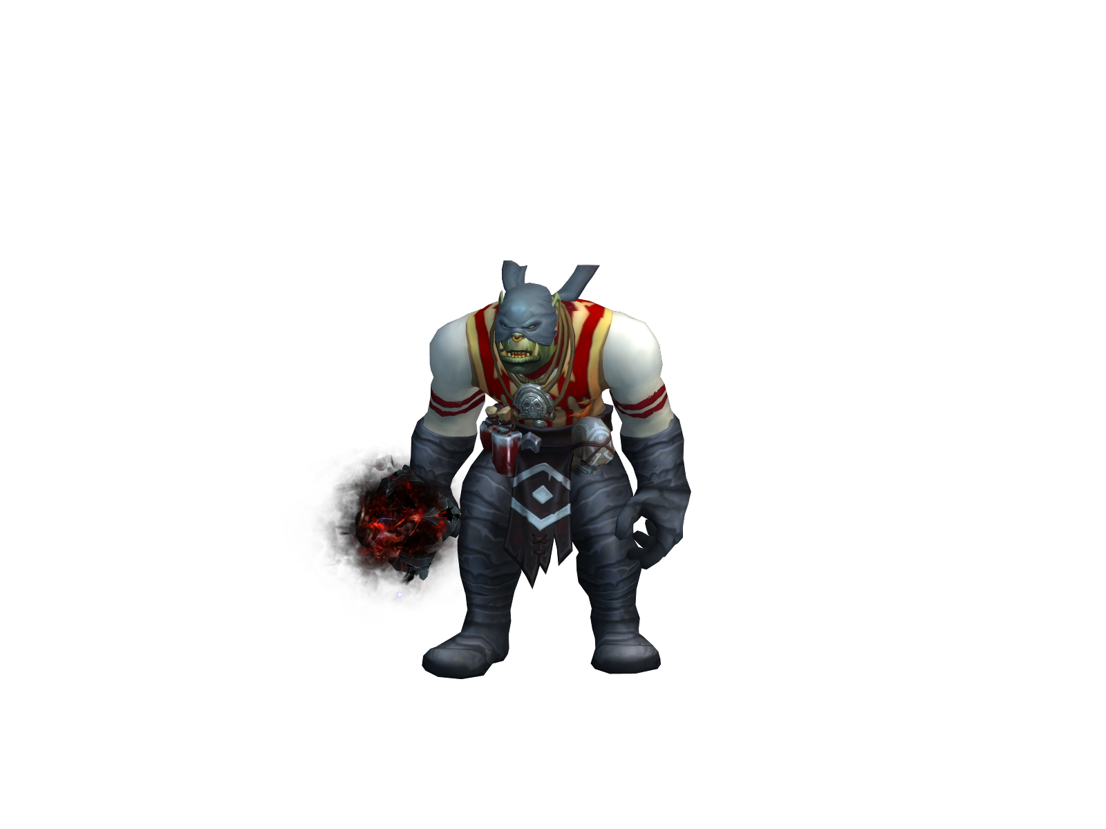 Pomming 3D character render