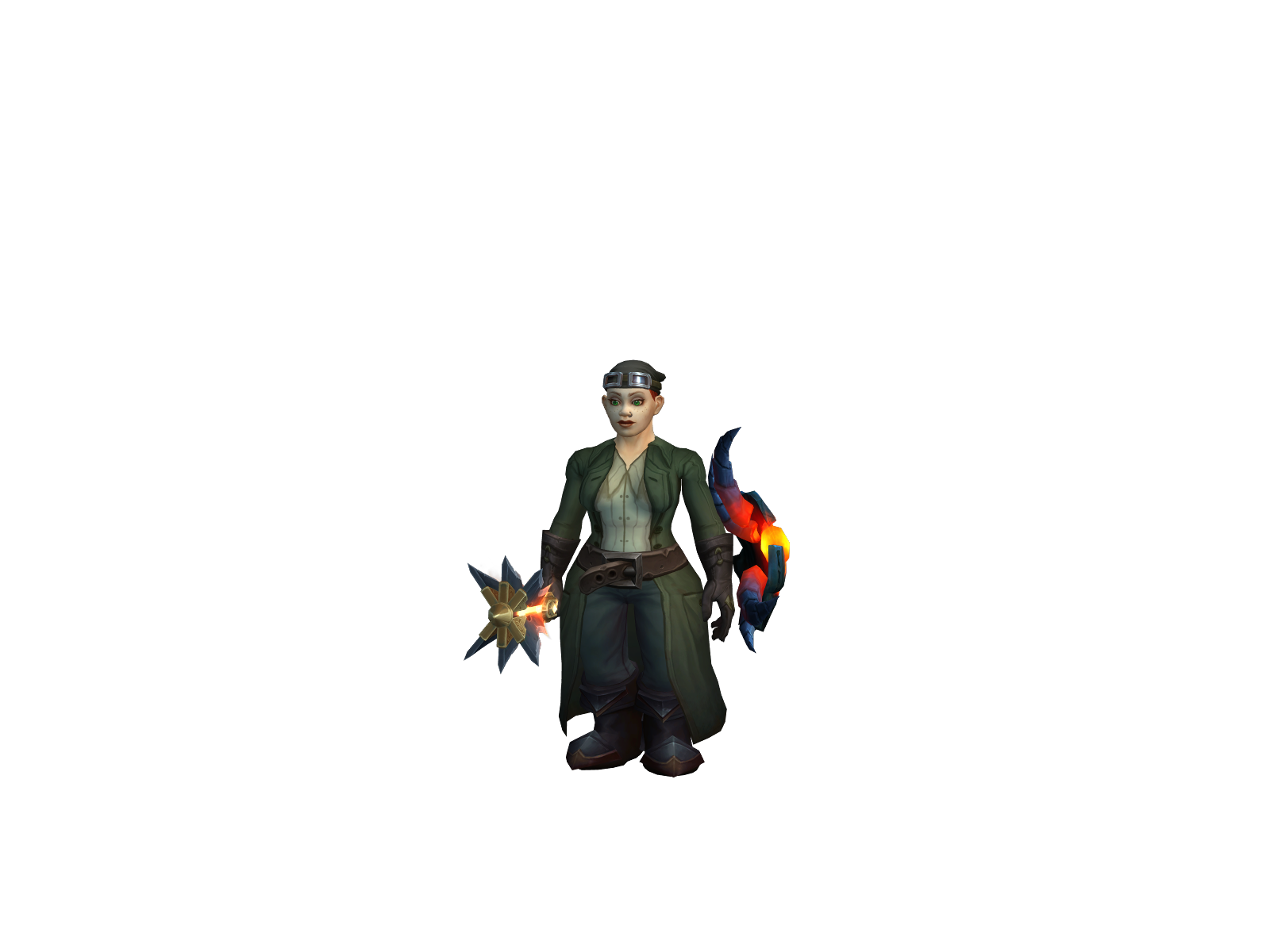 Rëtsu 3D character render