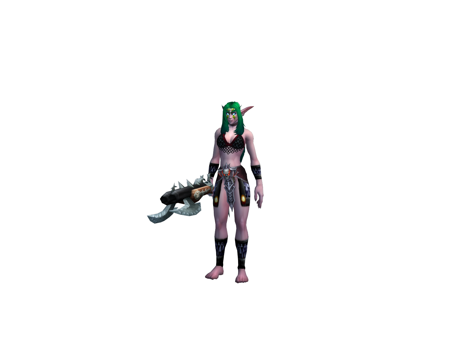 Fattestelf 3D character render