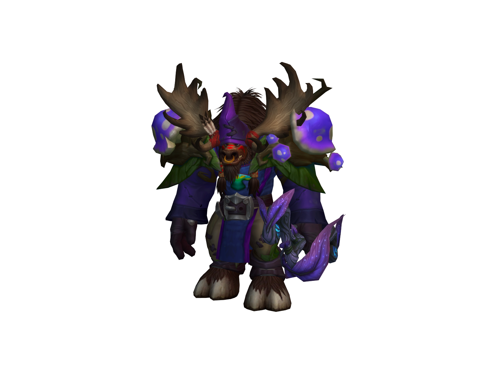 Buckarino 3D character render