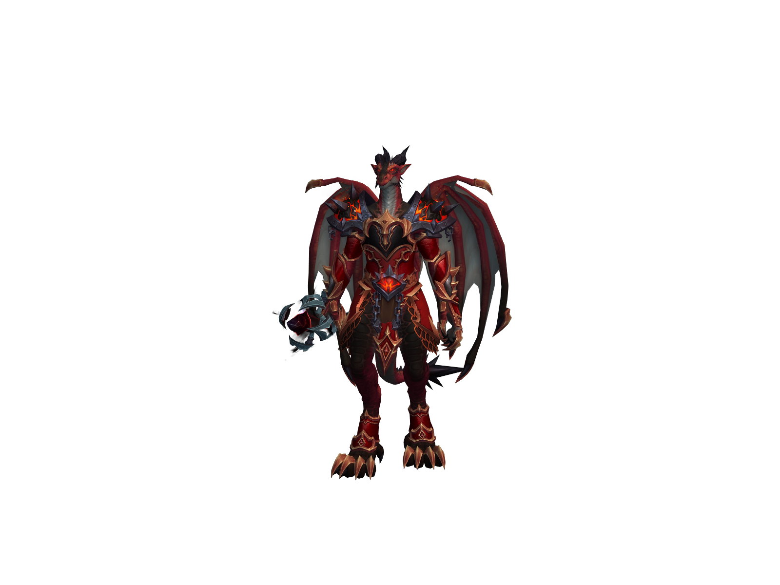 Destrow 3D character render