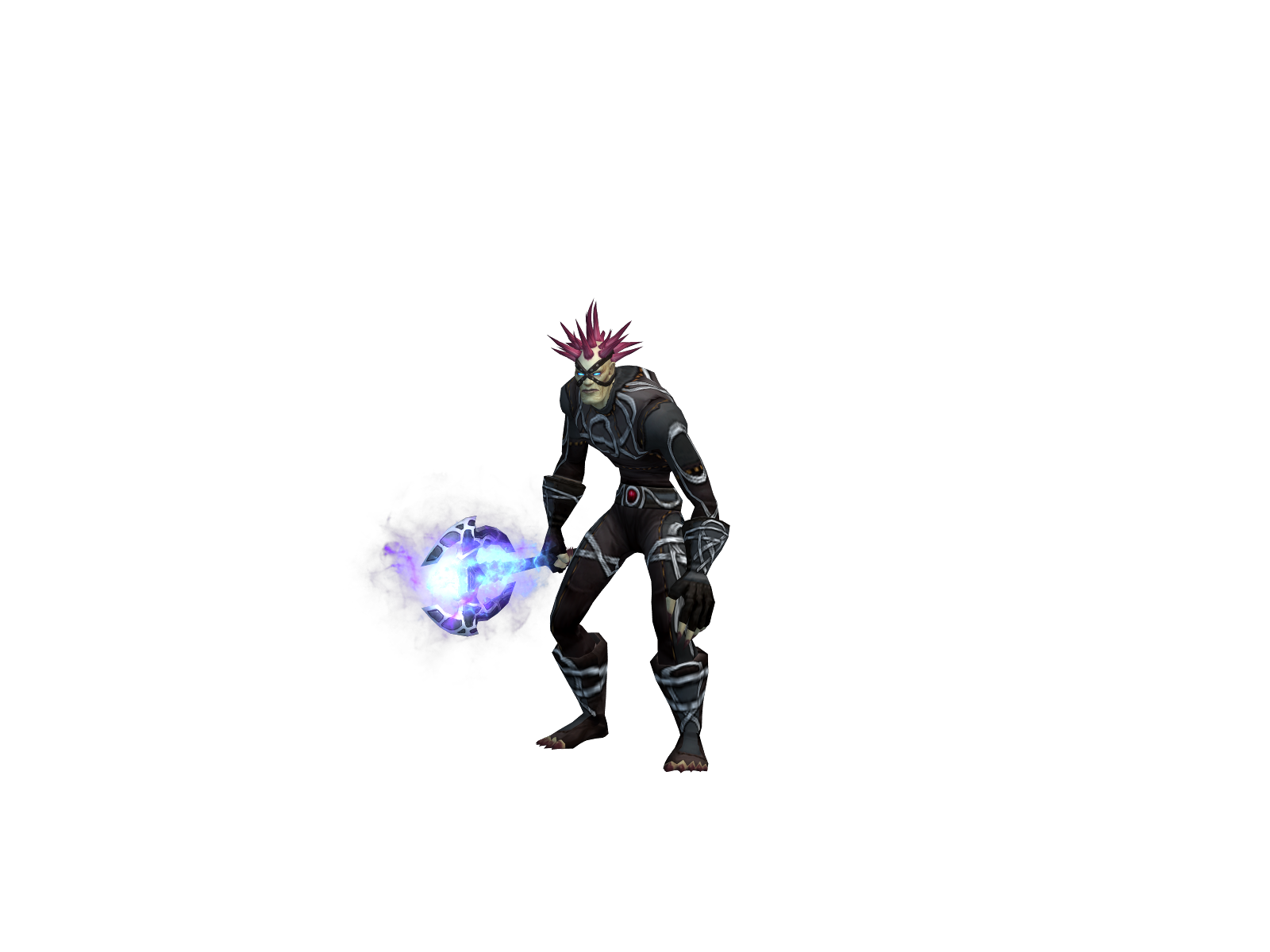 Badsalvia 3D character render