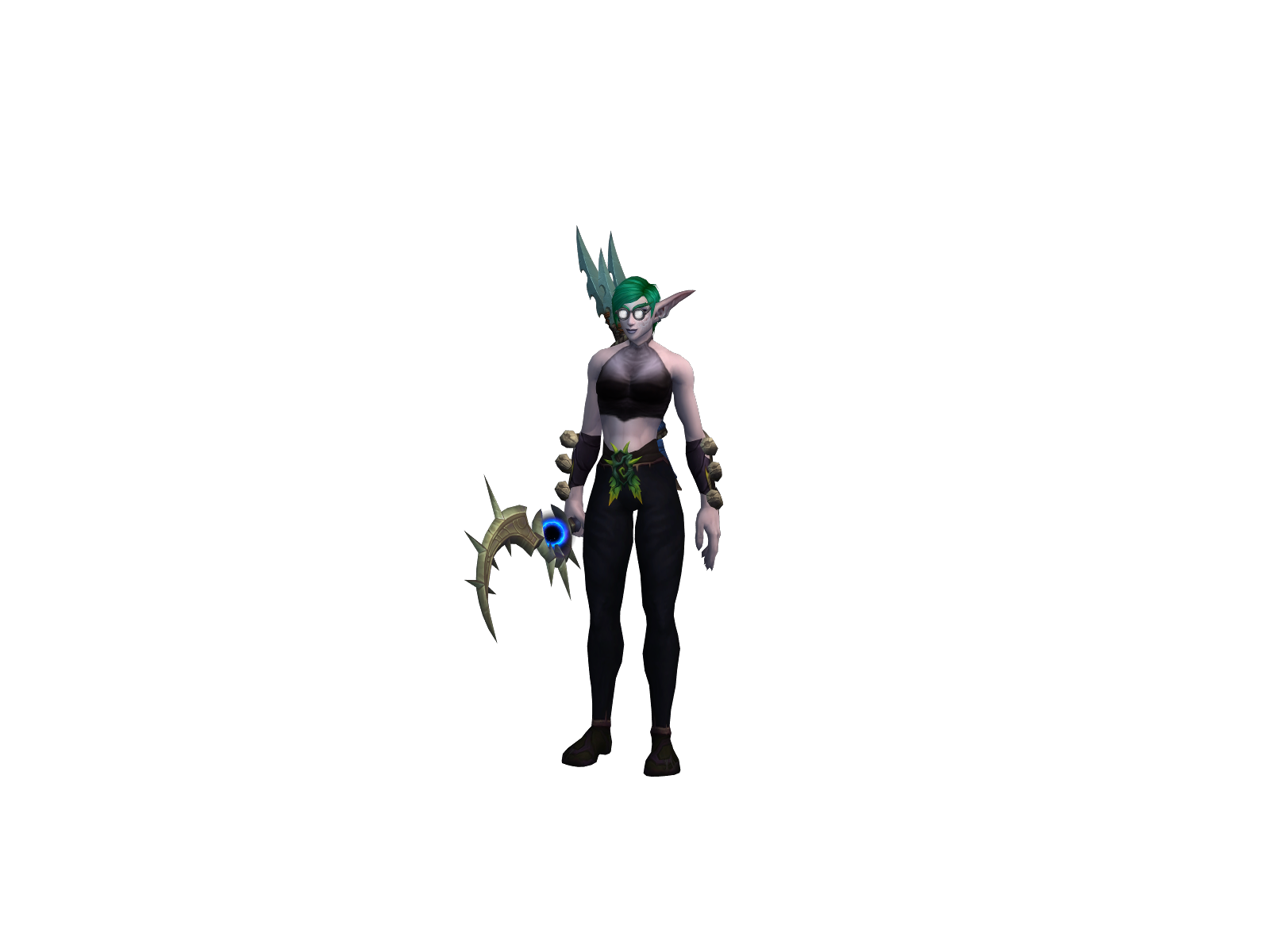 Greyfu 3D character render