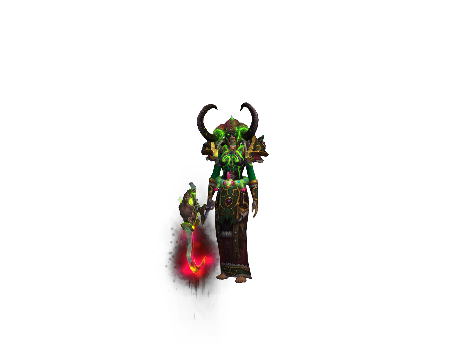 Leðna 3D character render