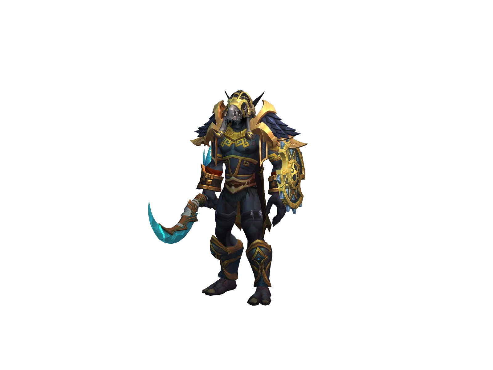 Papascrappy 3D character render
