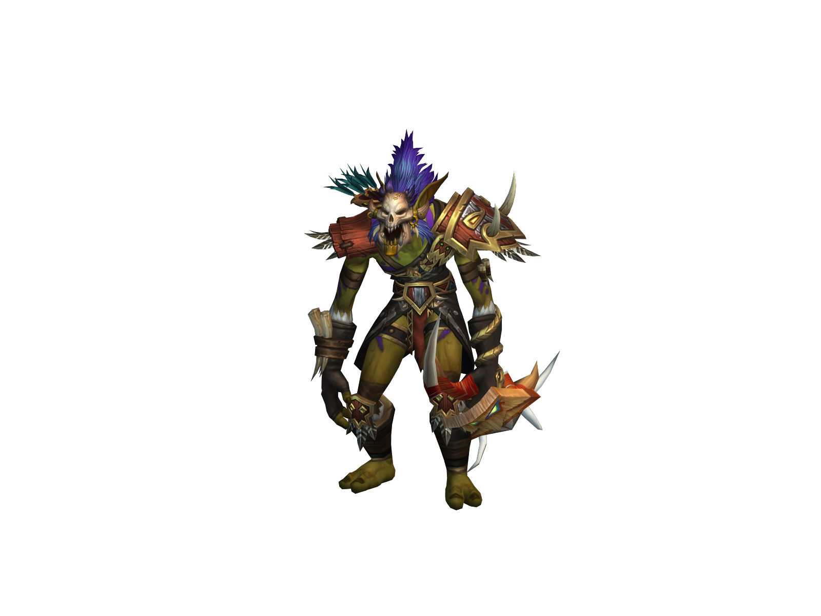 Cavetroll 3D character render