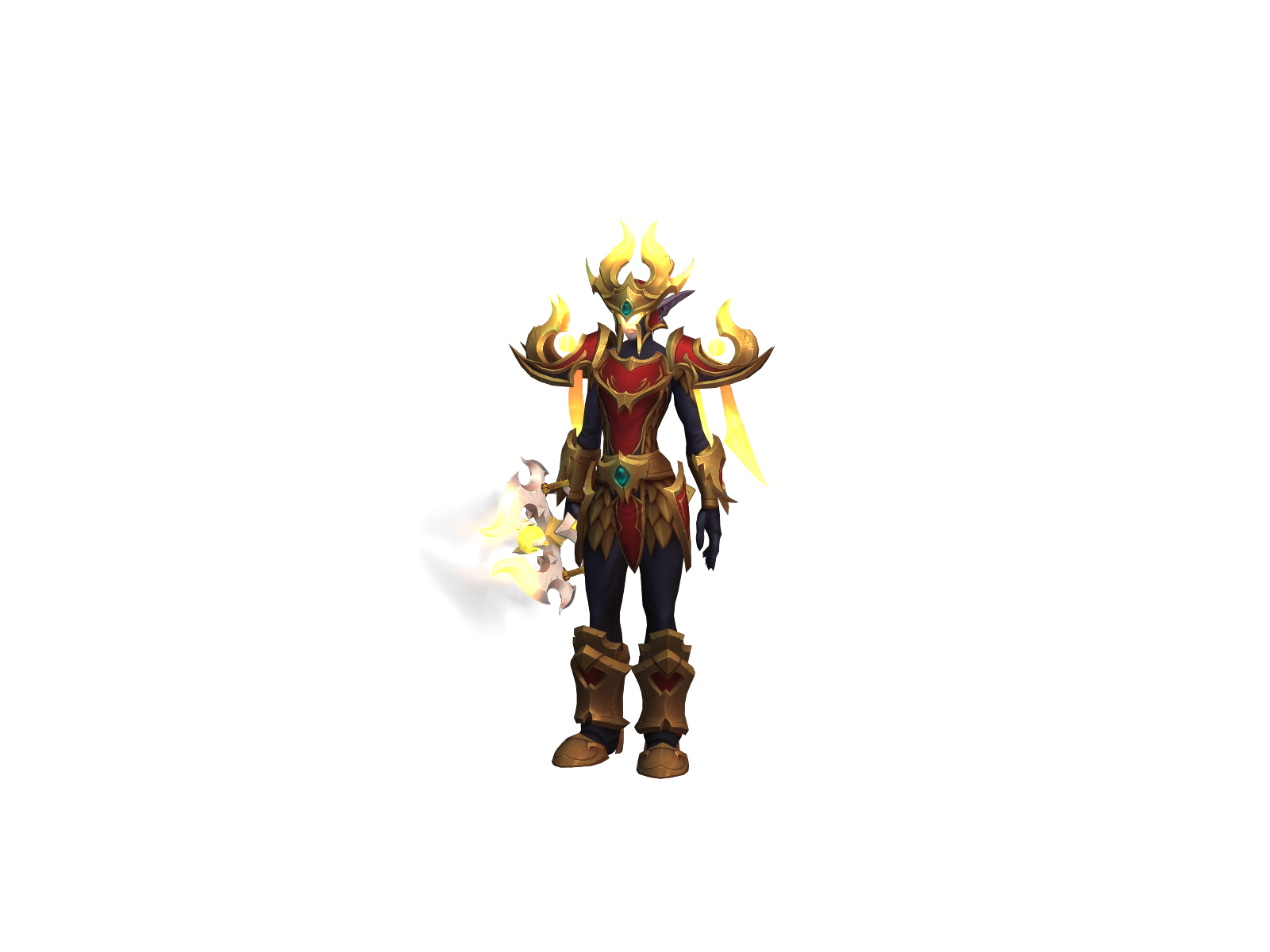 Belissia 3D character render