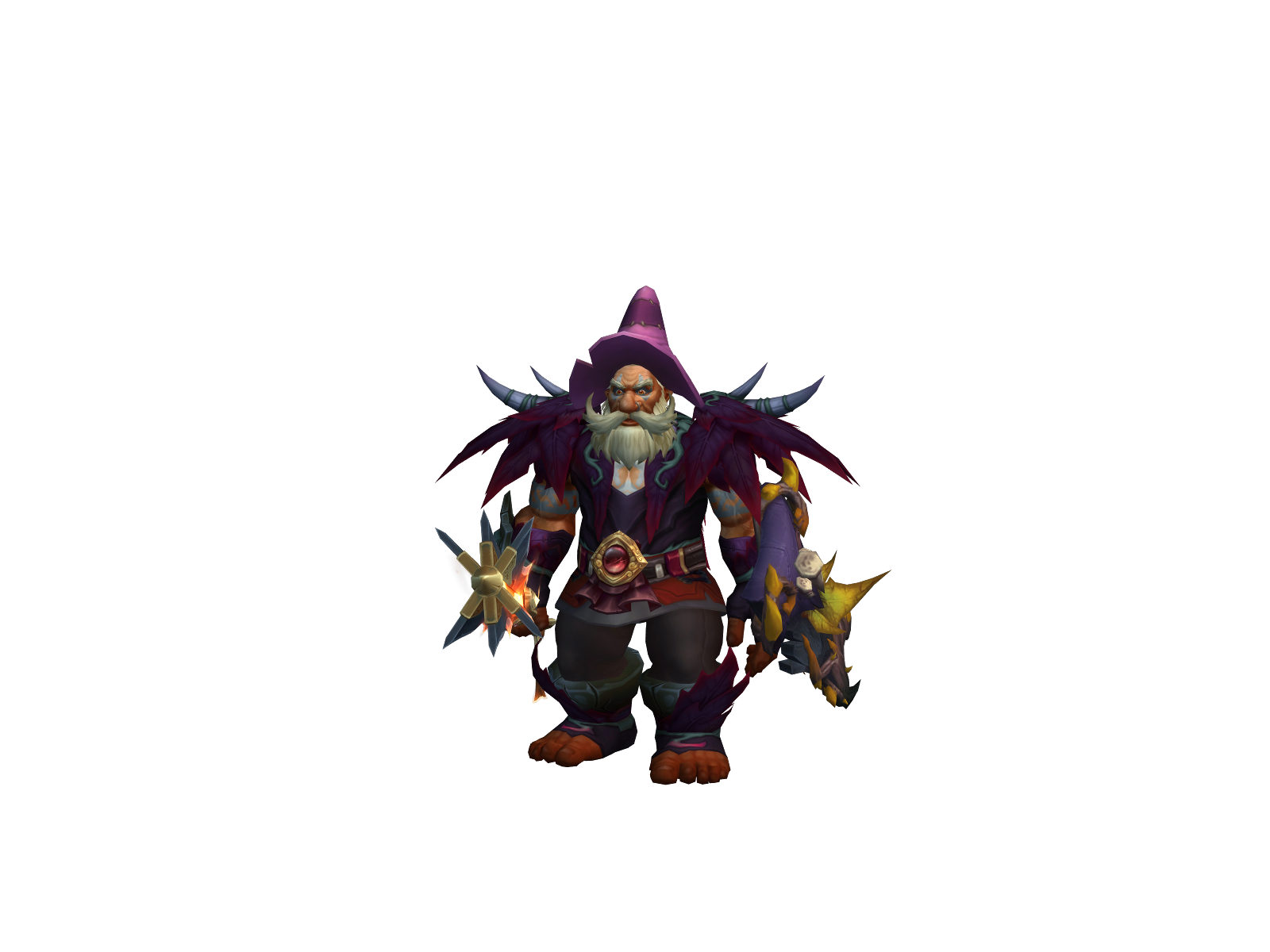 Papychulo 3D character render