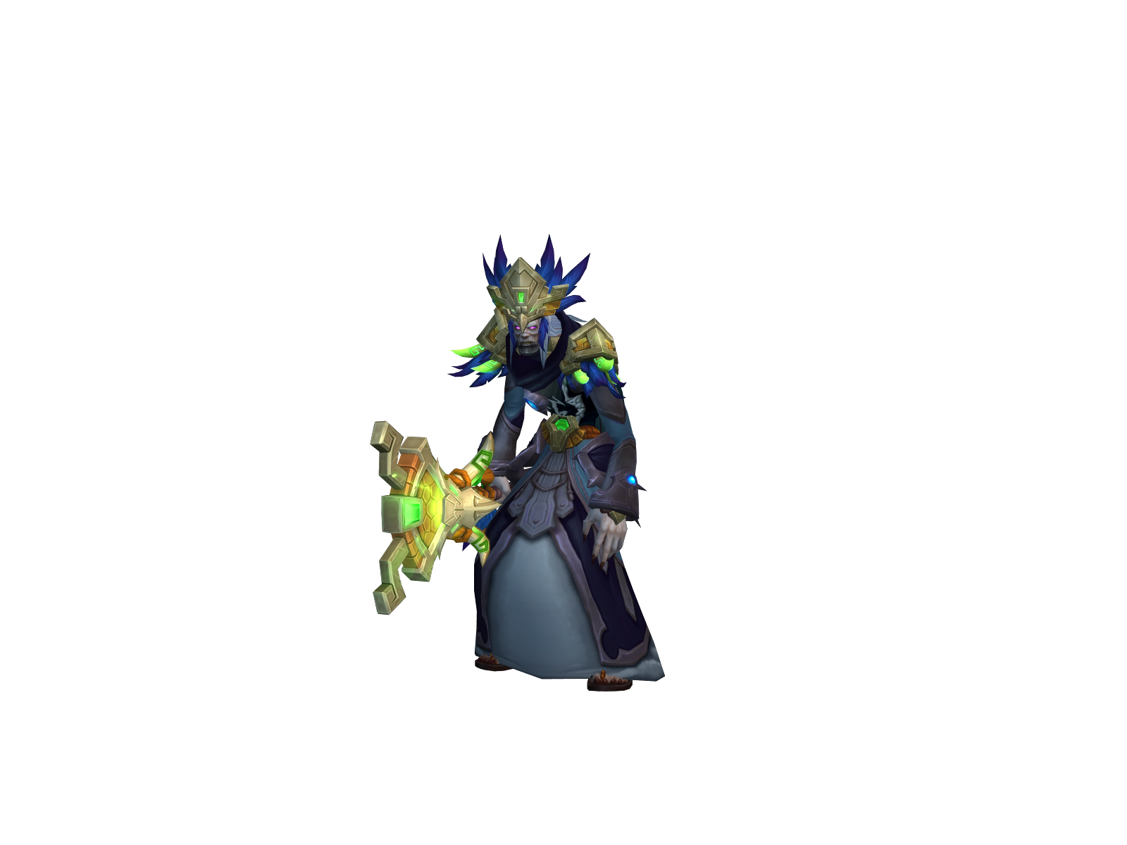 Mowords 3D character render