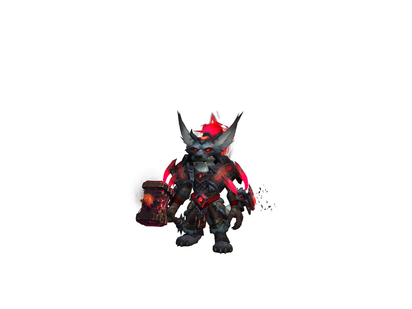 Gorvush 3D character render