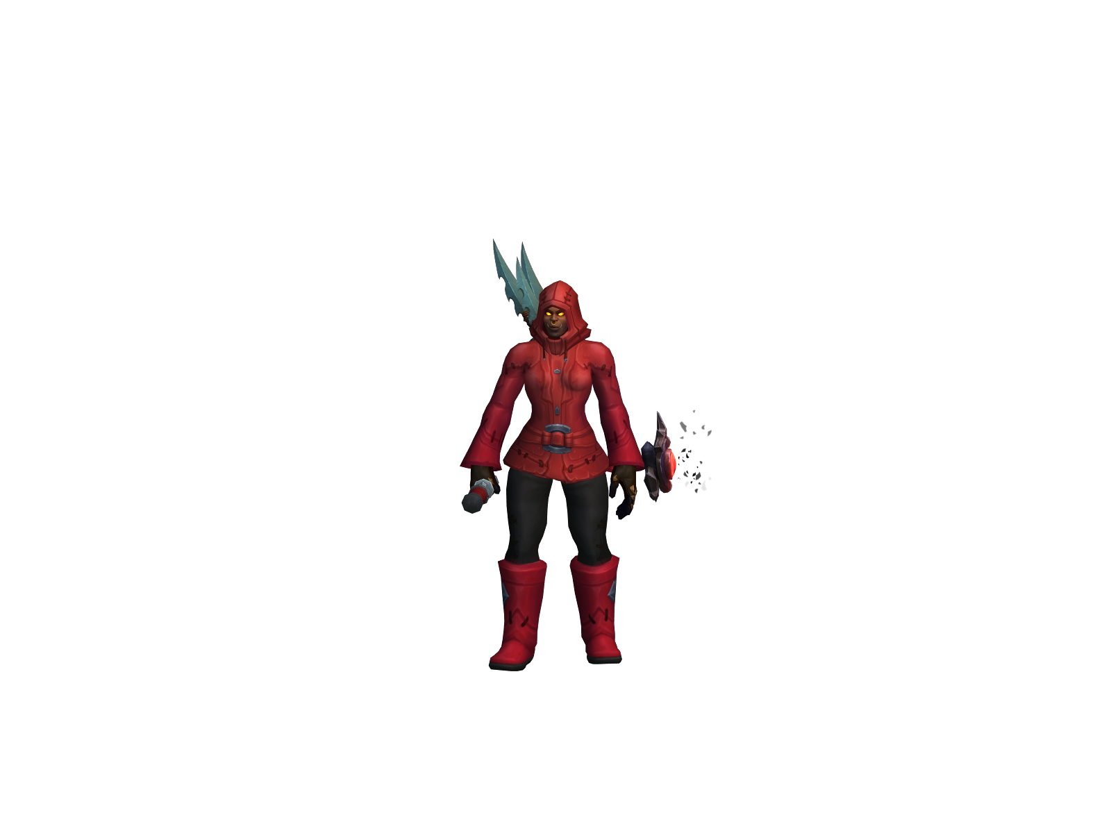 Hibaná 3D character render
