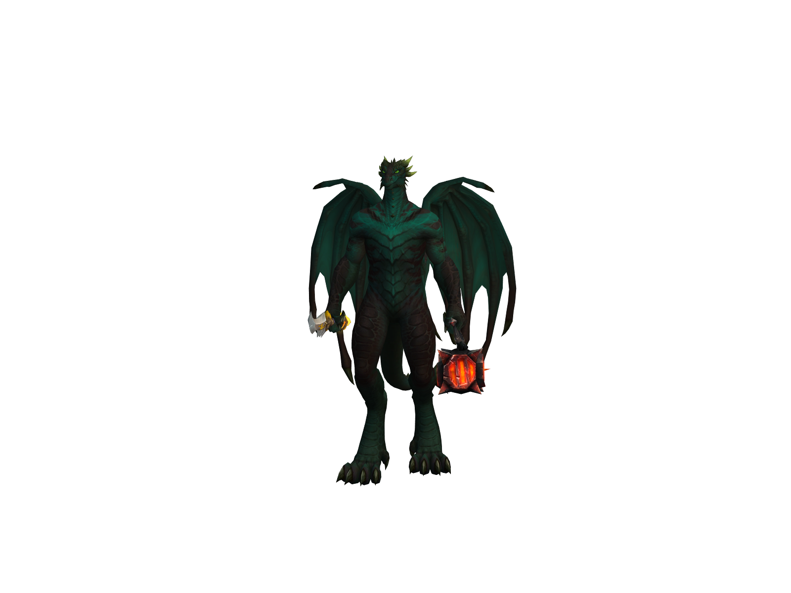 Yaug 3D character render