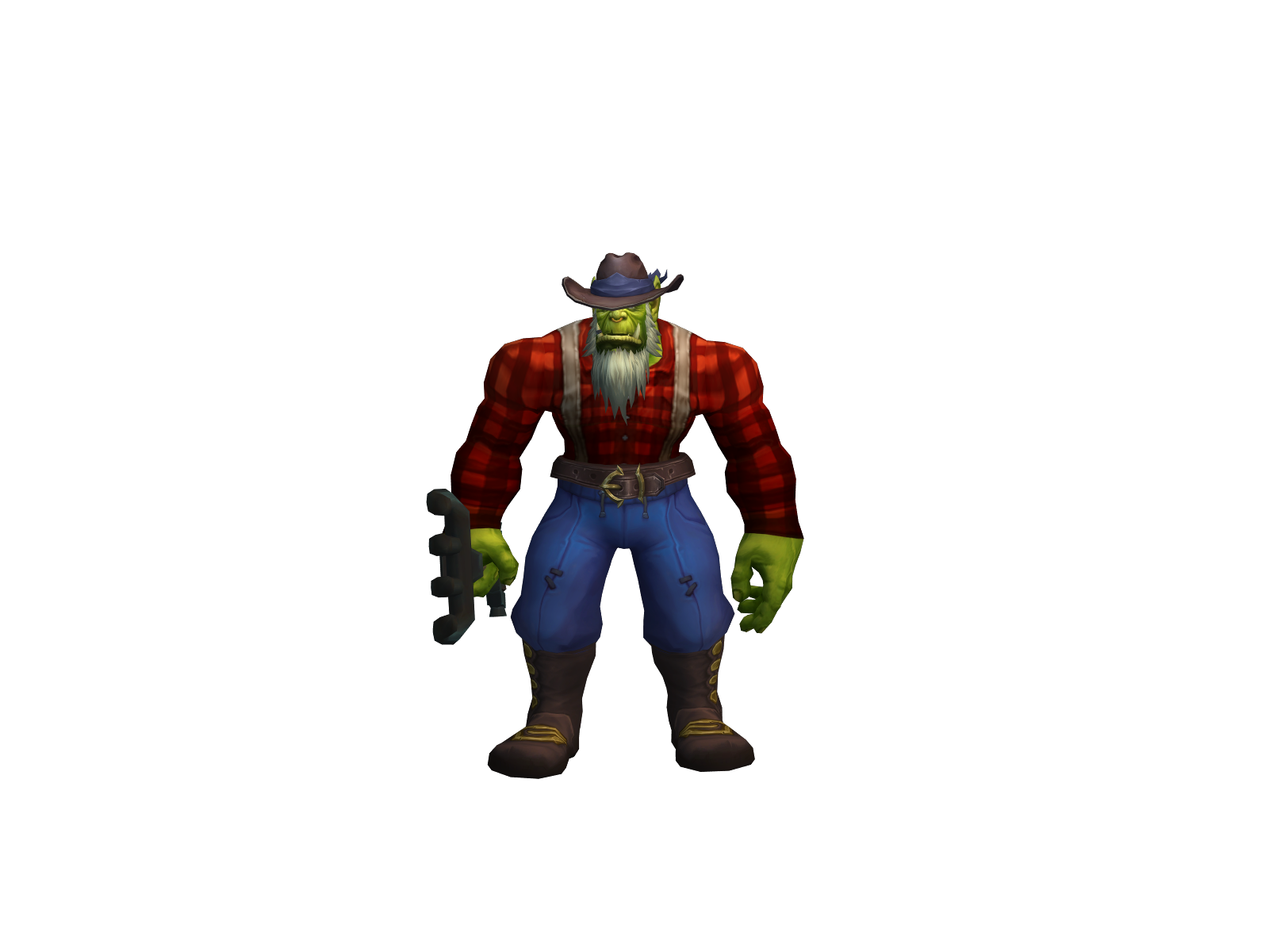 Saintseven 3D character render