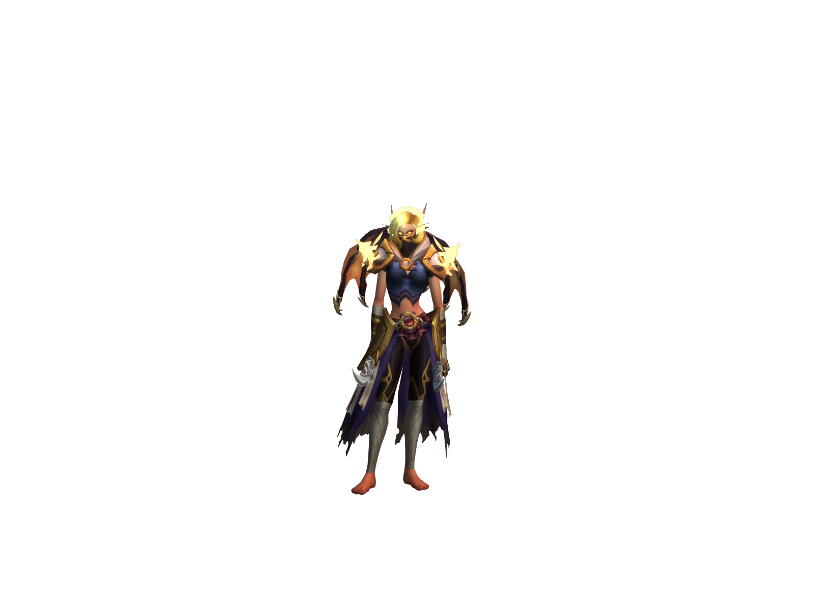 Knifeinbut 3D character render