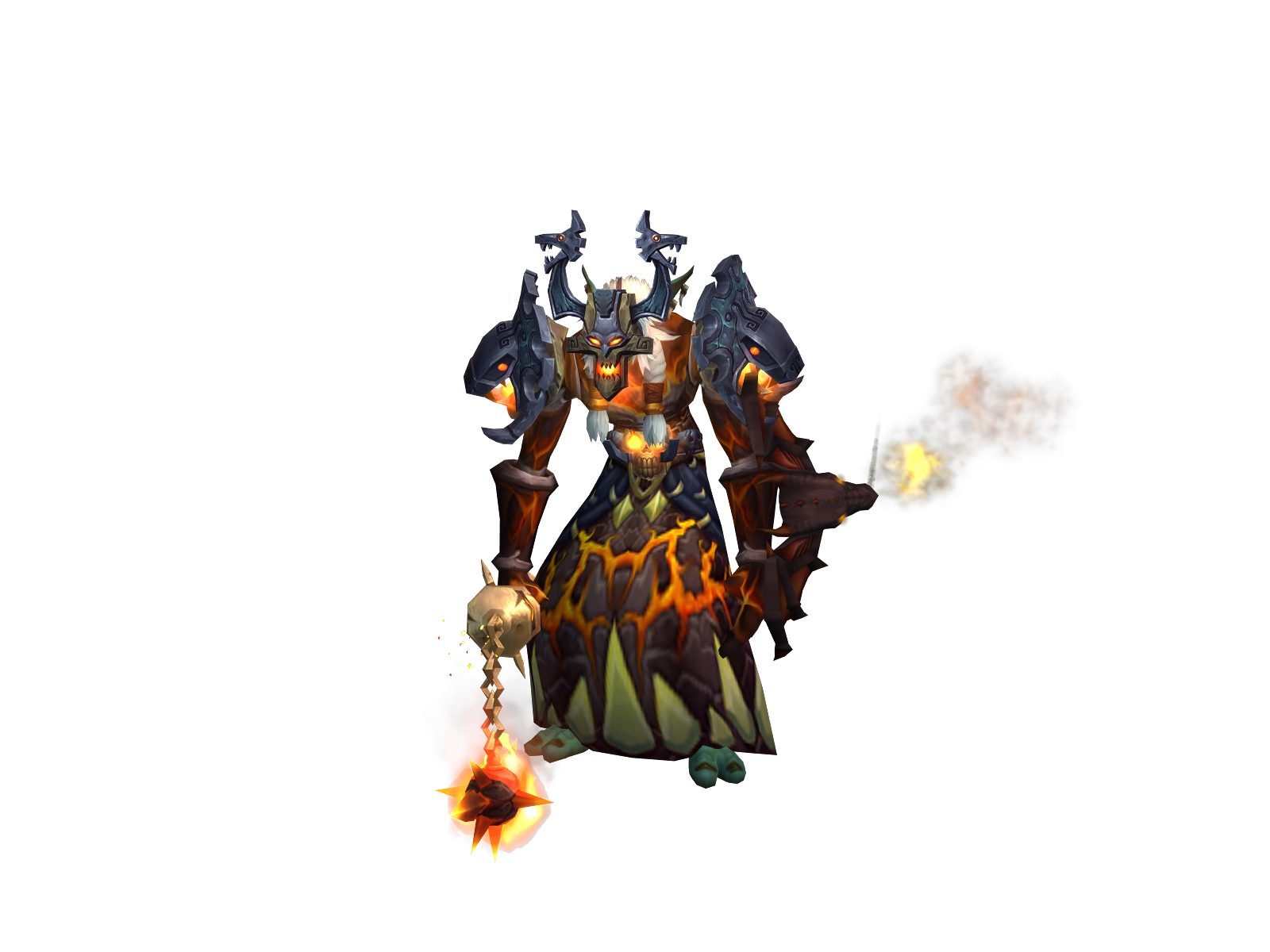Shamanmon 3D character render