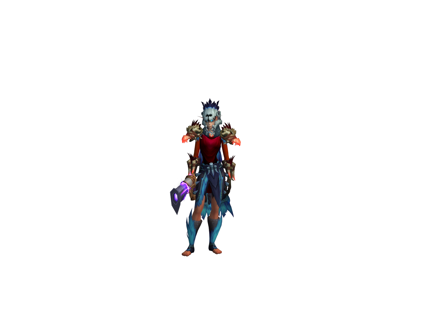 Vïolä 3D character render