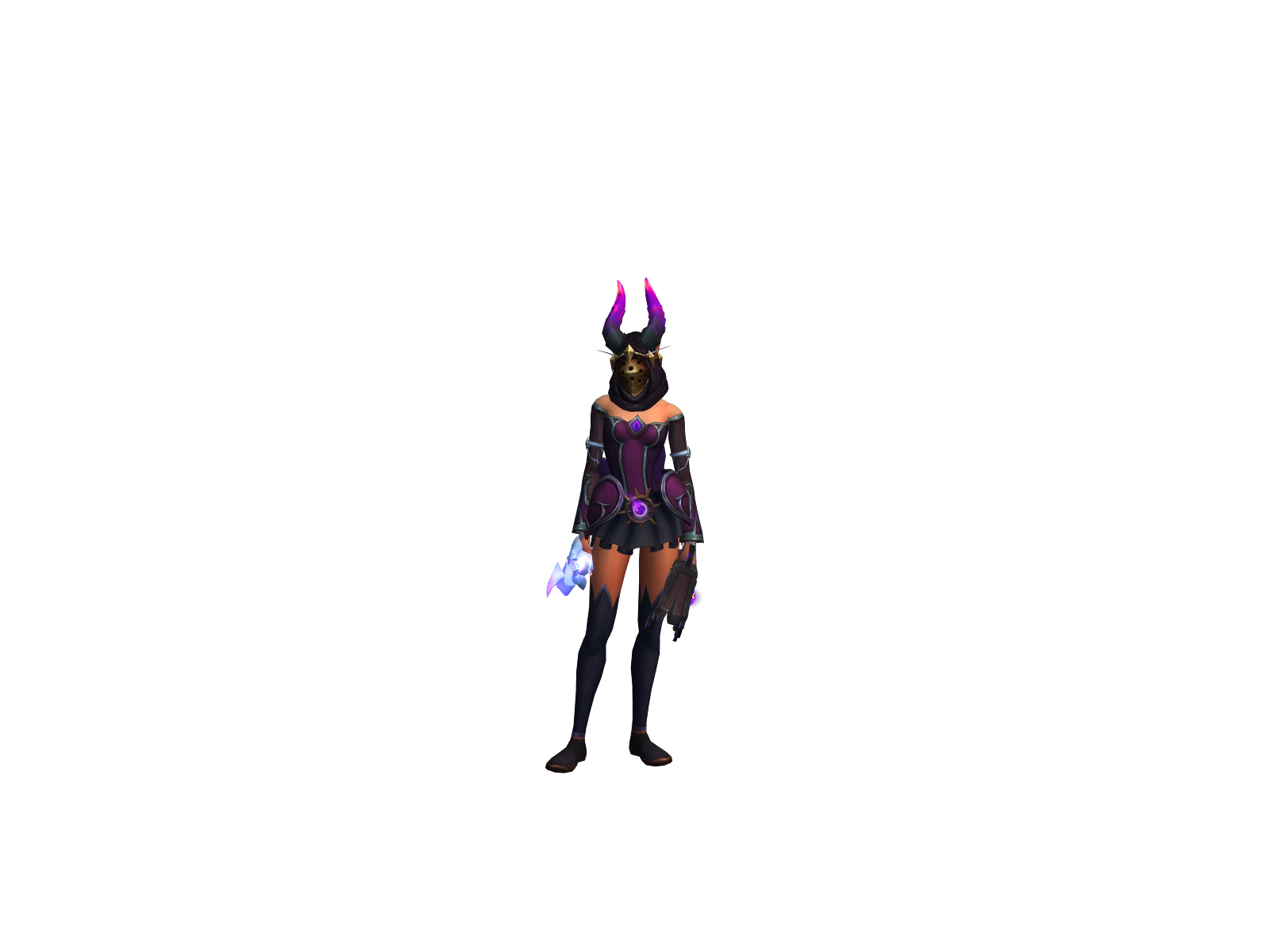 Haloedmama 3D character render