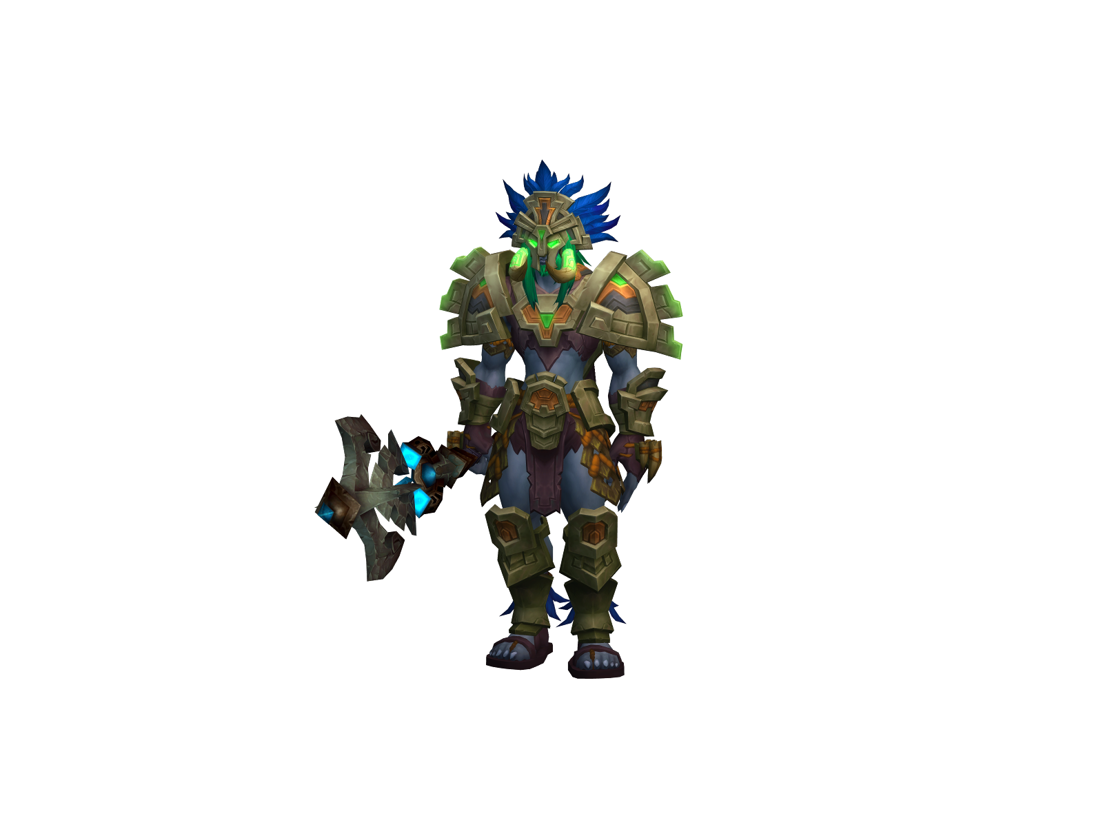 Oakshann 3D character render