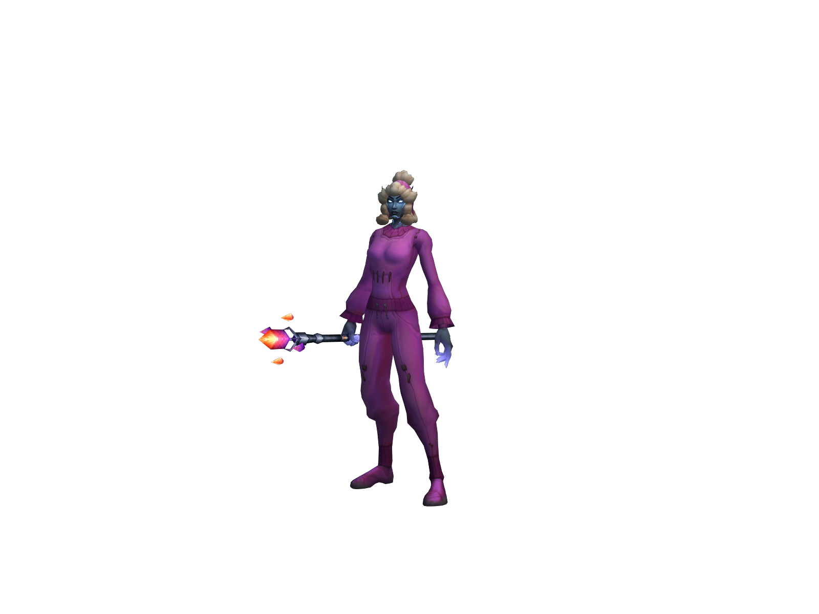 Garbplosion 3D character render