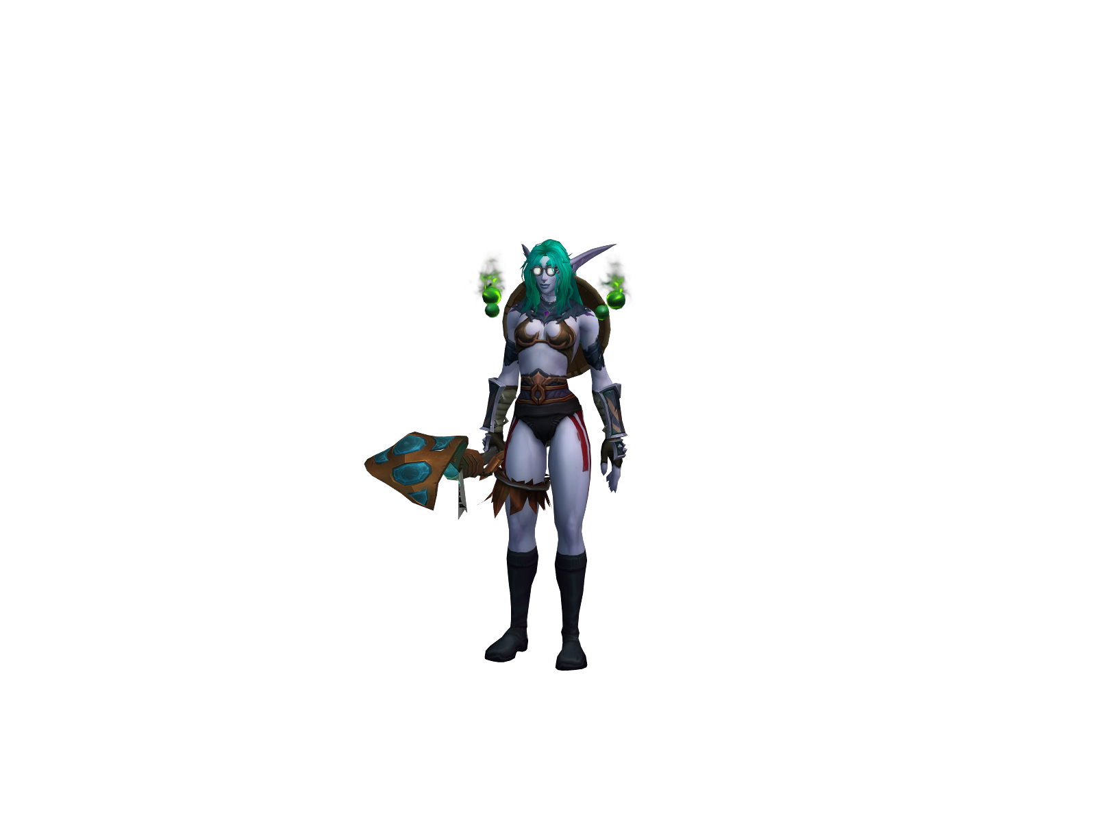 Sluutmonkxo 3D character render