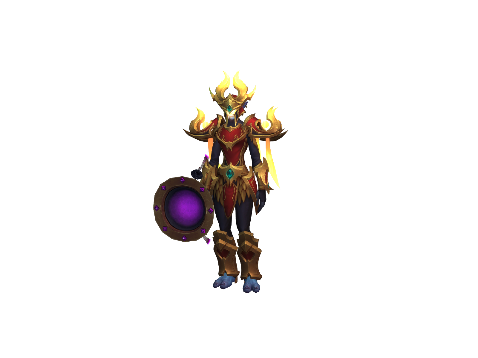Friedpotatik 3D character render