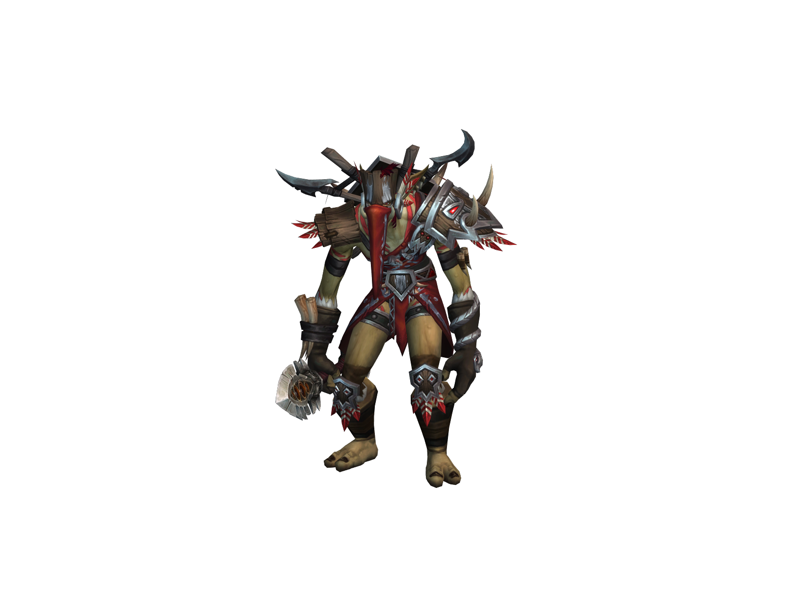 Tróida 3D character render