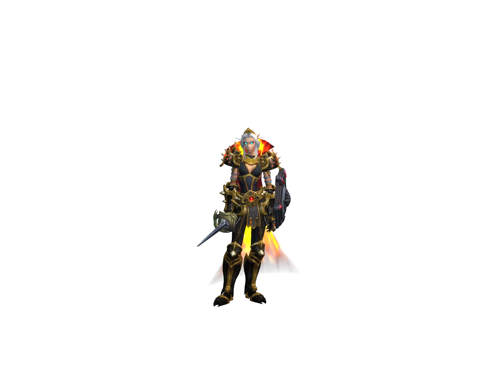 Elyciae 3D character render