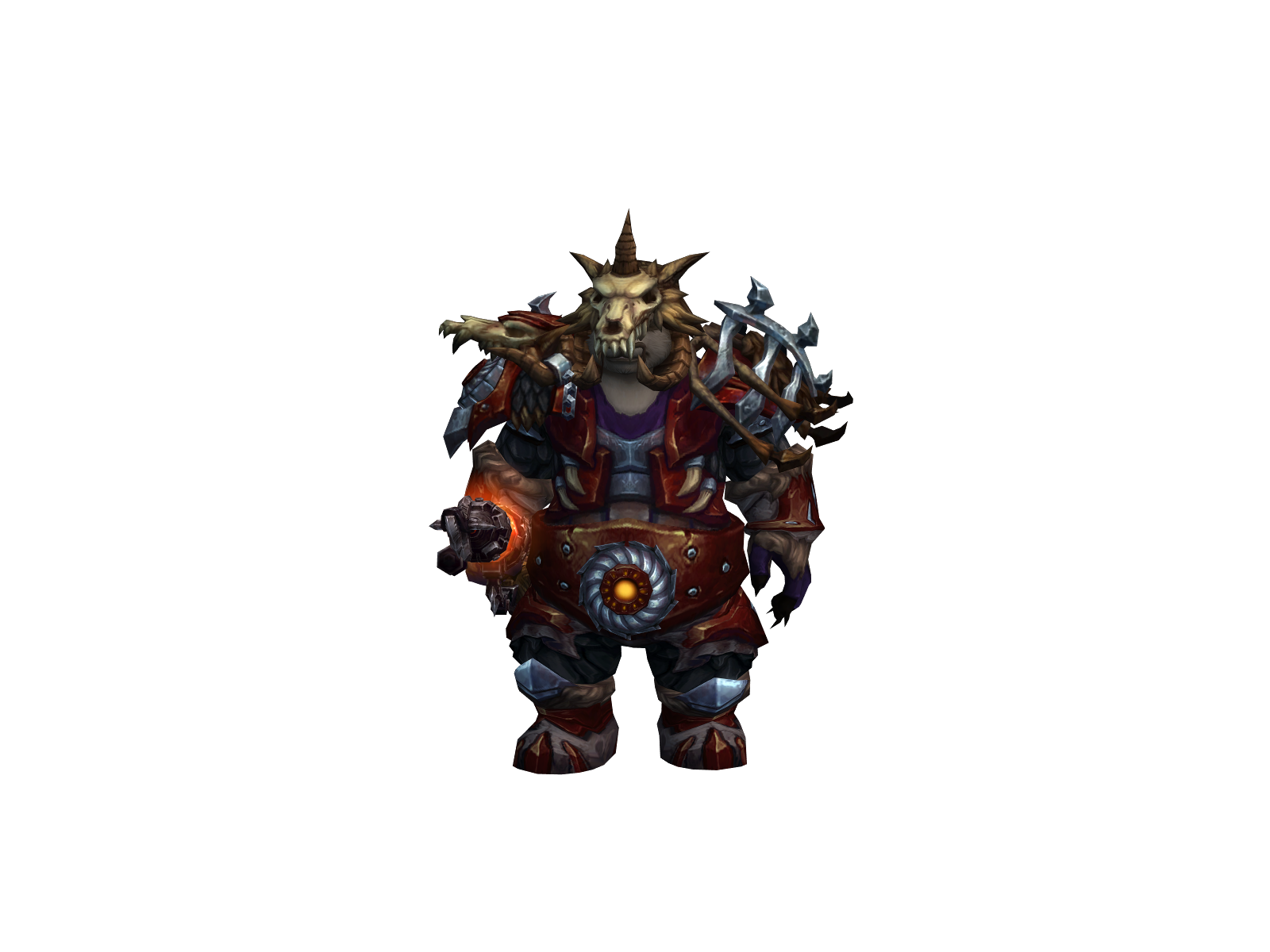 Tôgurô 3D character render