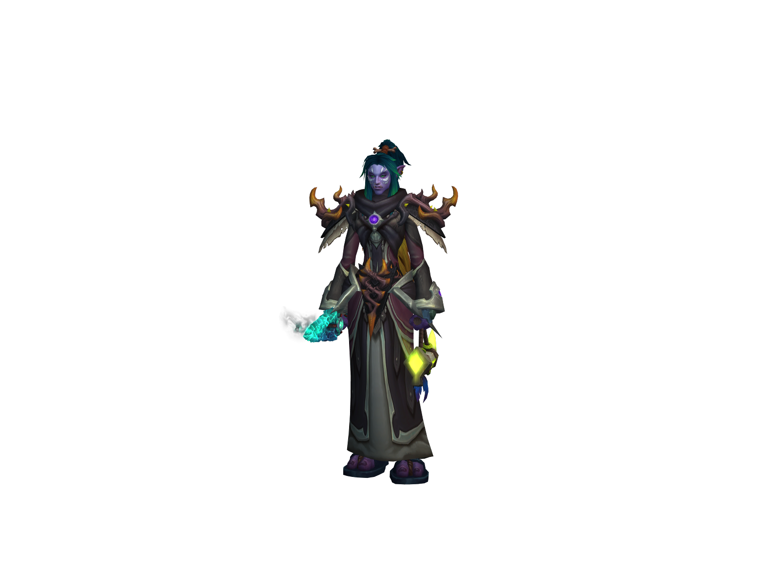Spodumene 3D character render