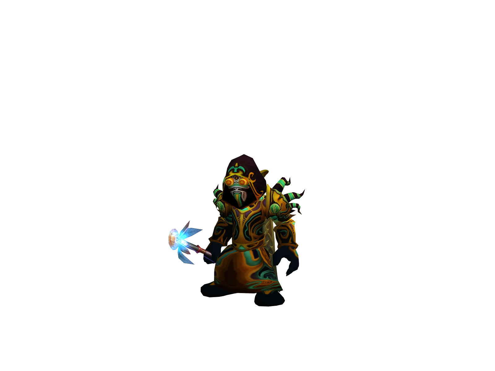 Tyrsenus 3D character render