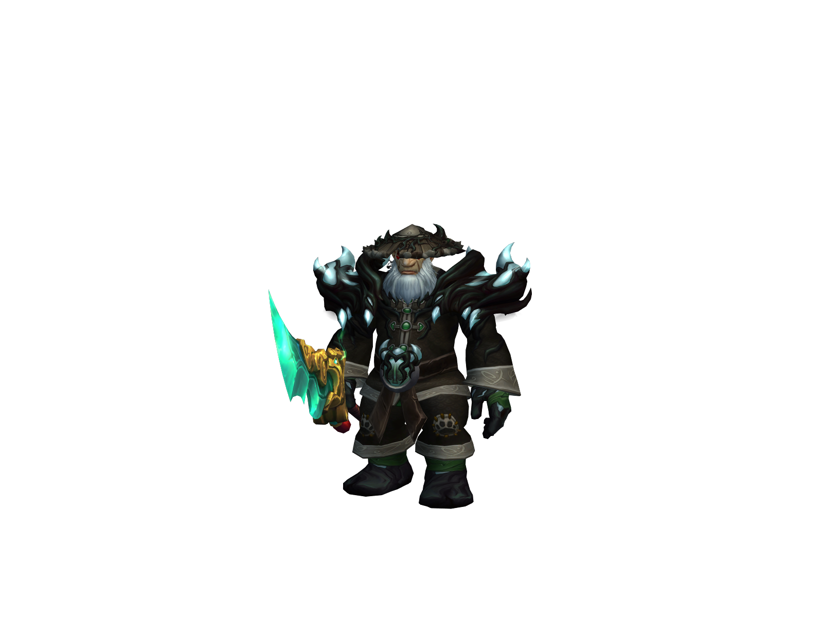Energizing 3D character render