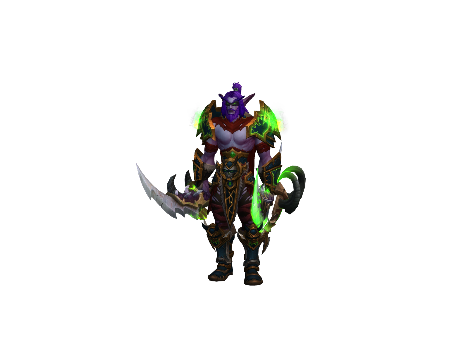 Grayscar 3D character render