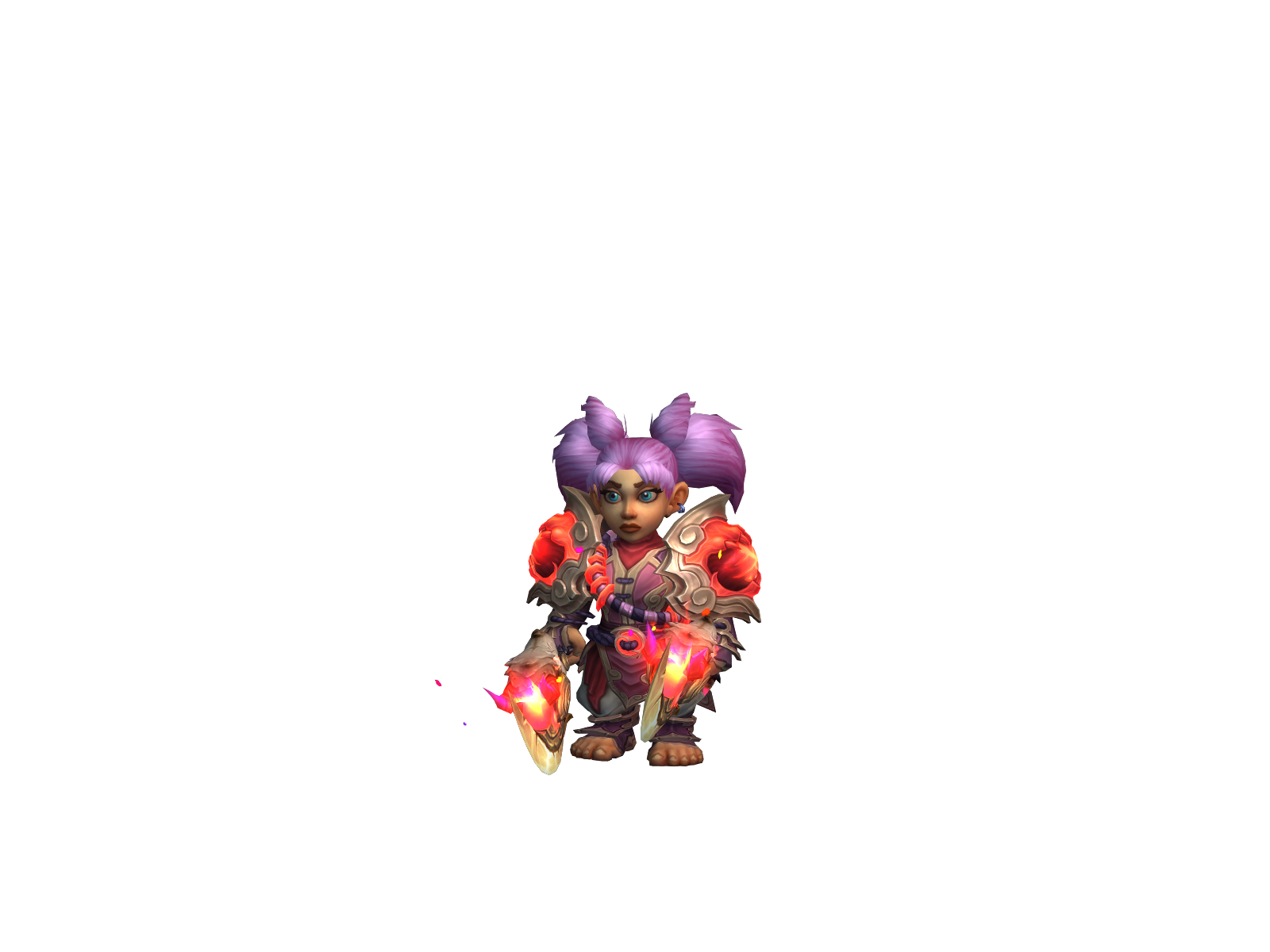 Egirlcarrier 3D character render
