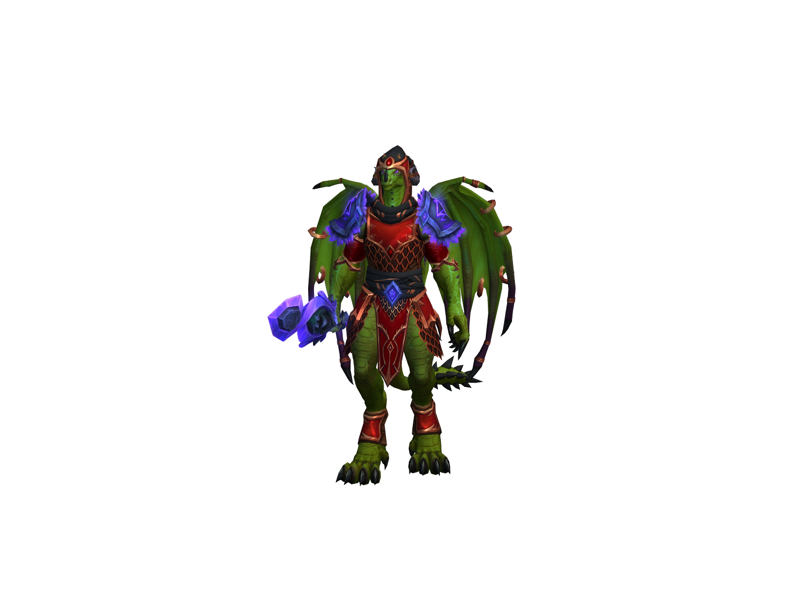 Dawnfìre 3D character render