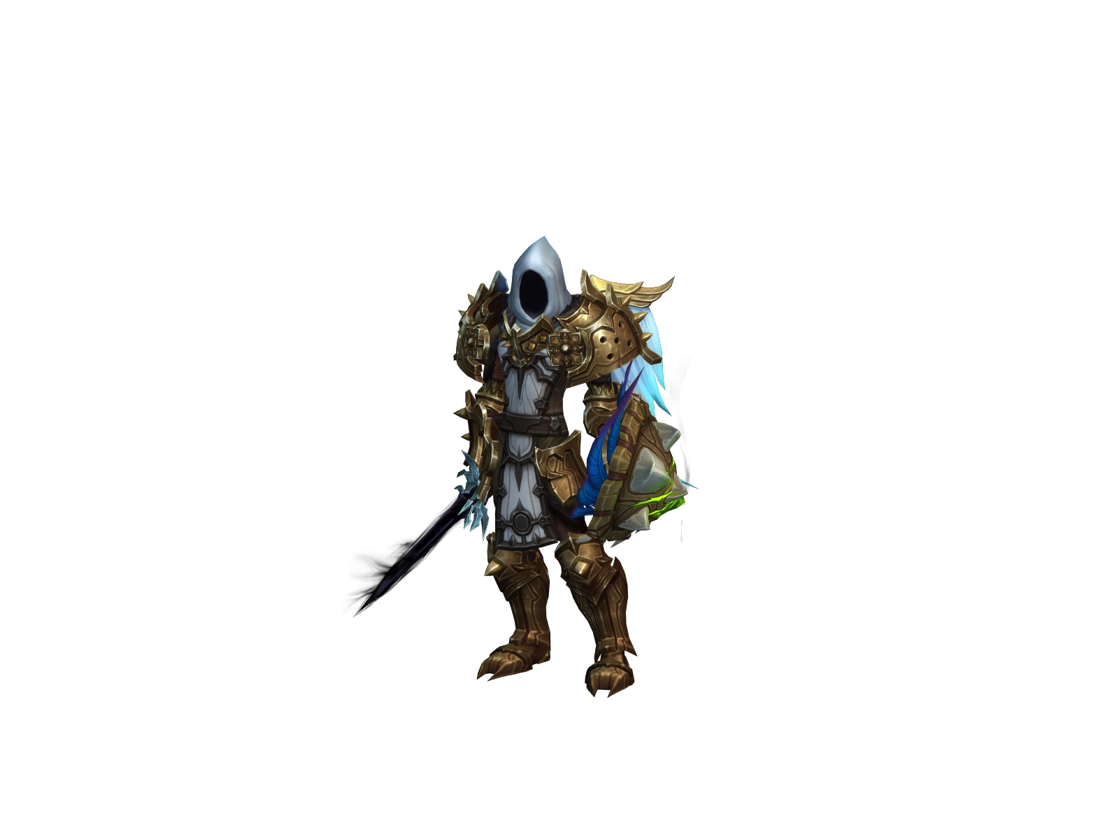 Sleeptokenn 3D character render