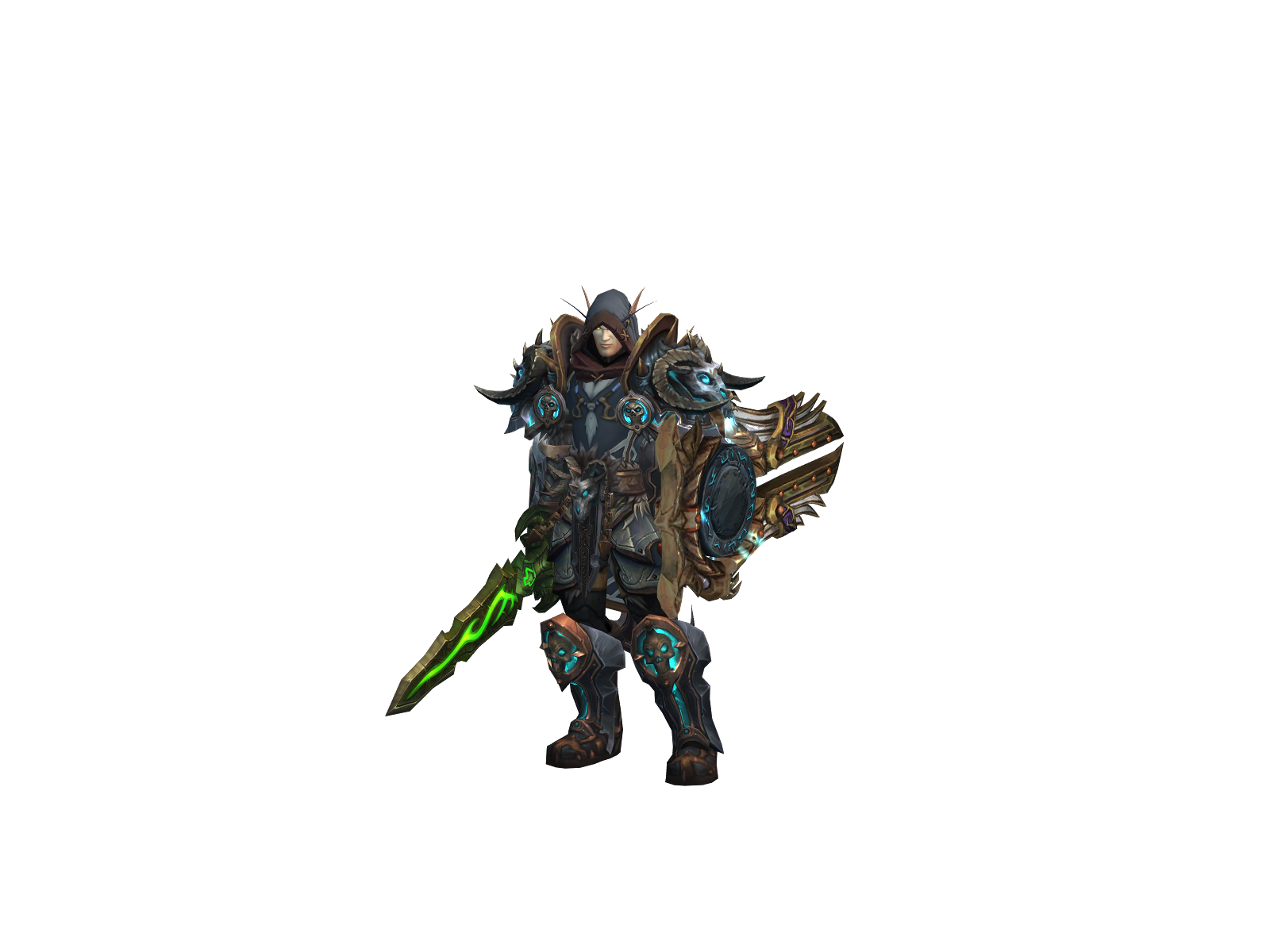 Woodemption 3D character render
