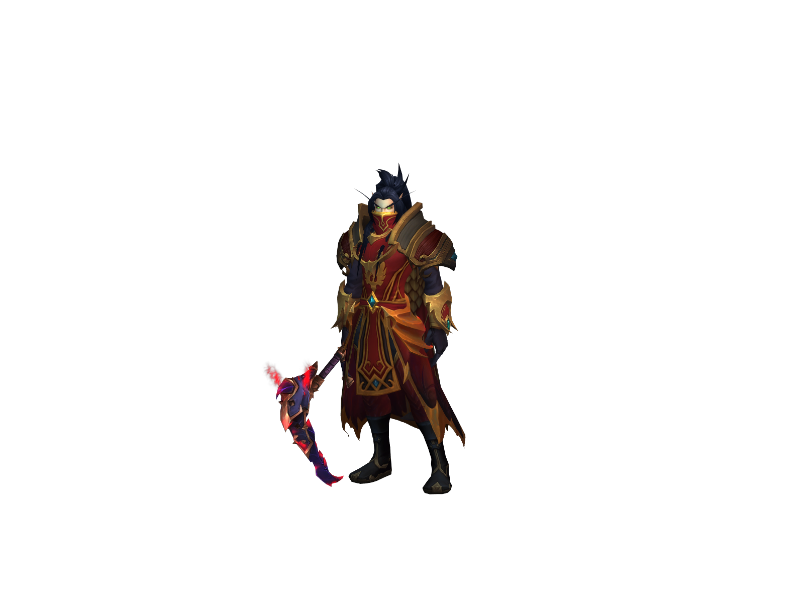 Aechryn 3D character render