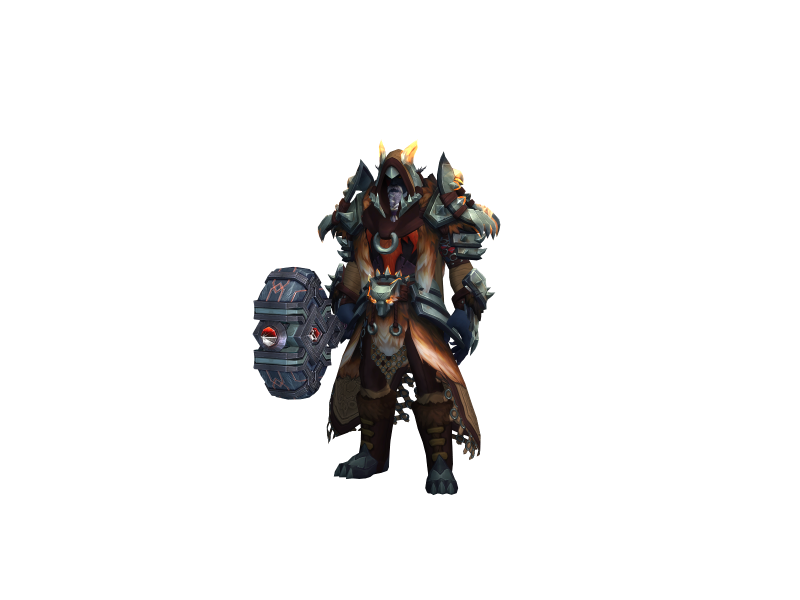 Øverpower 3D character render