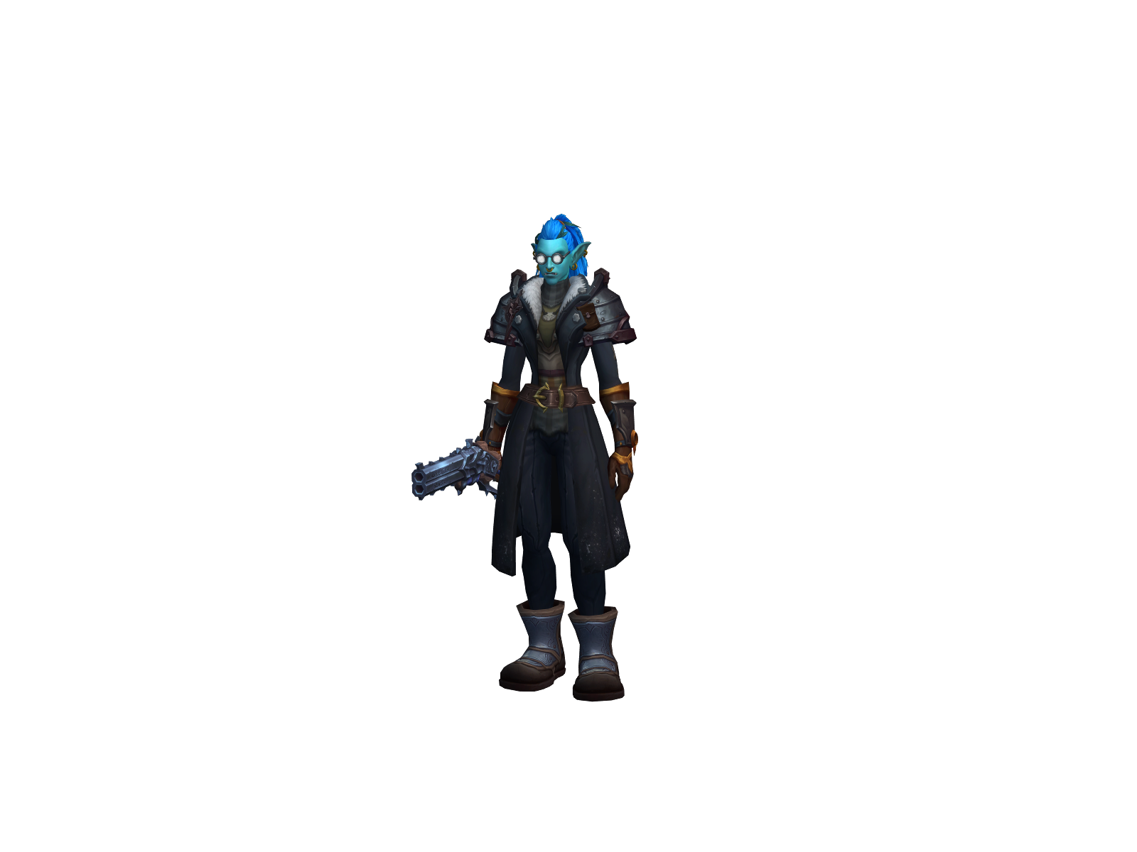Perodishunt 3D character render