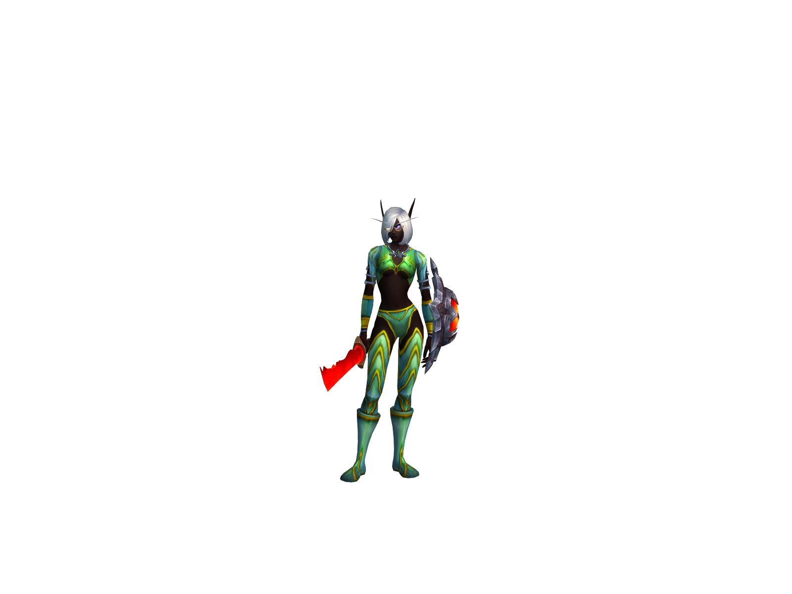 Cristala 3D character render