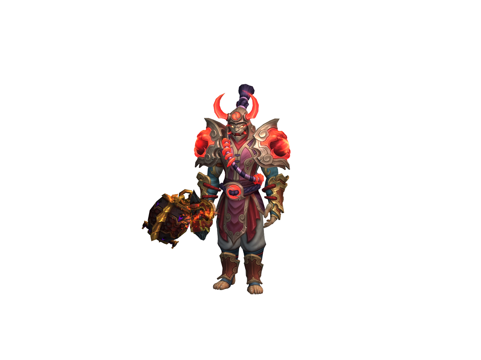 Monjhan 3D character render