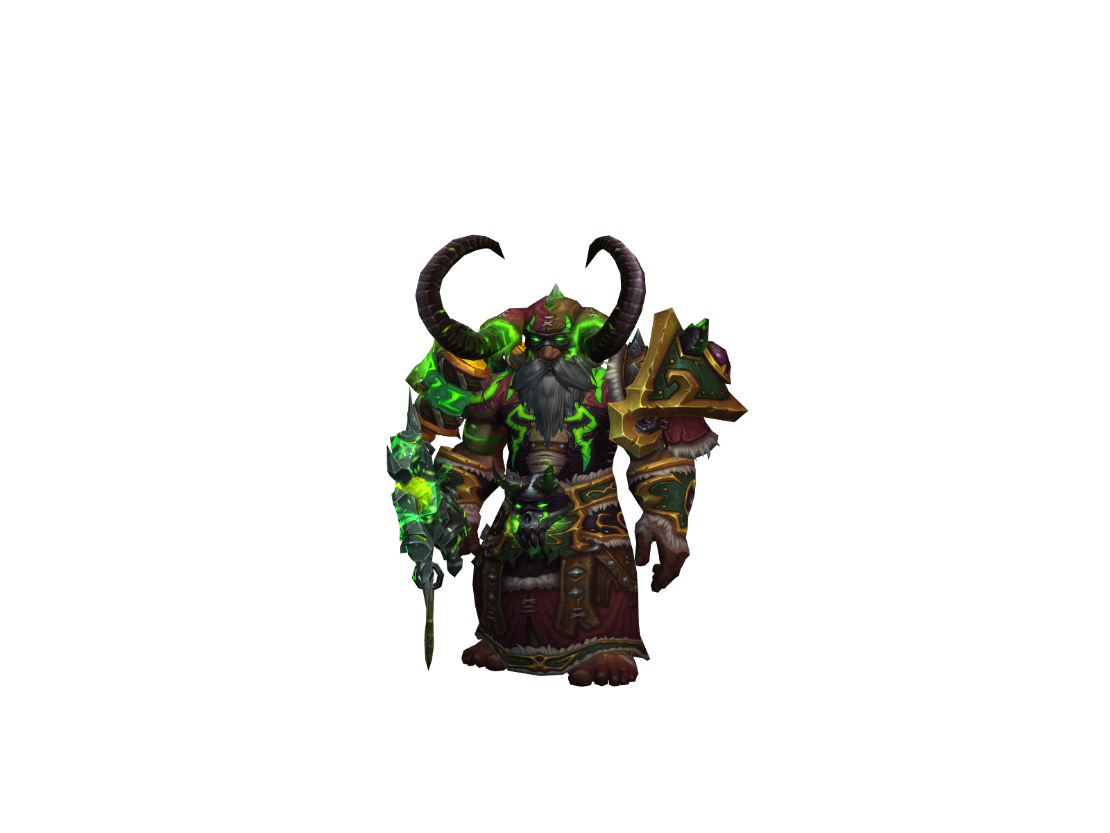 Rawwarlock 3D character render