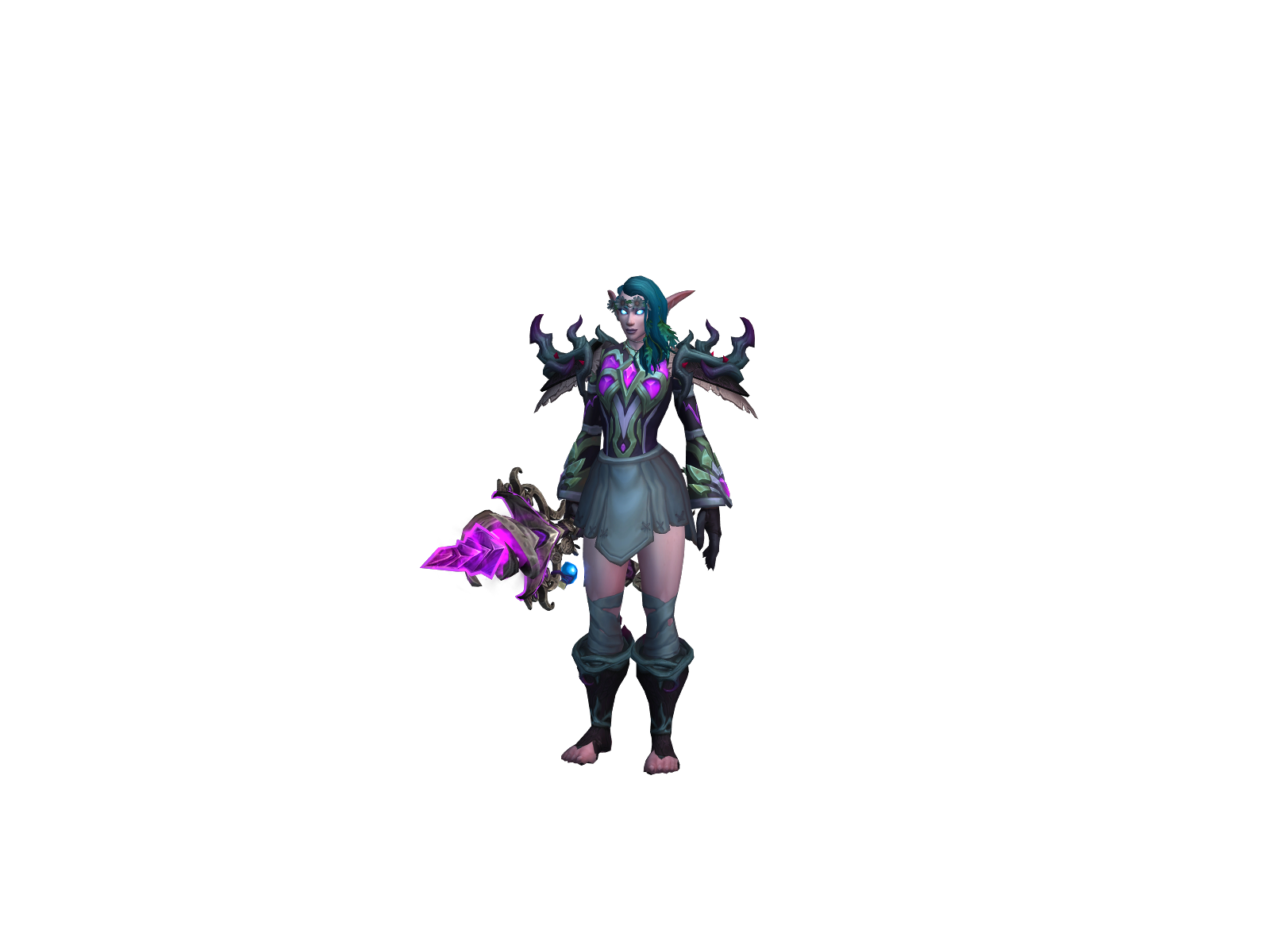 Claera 3D character render