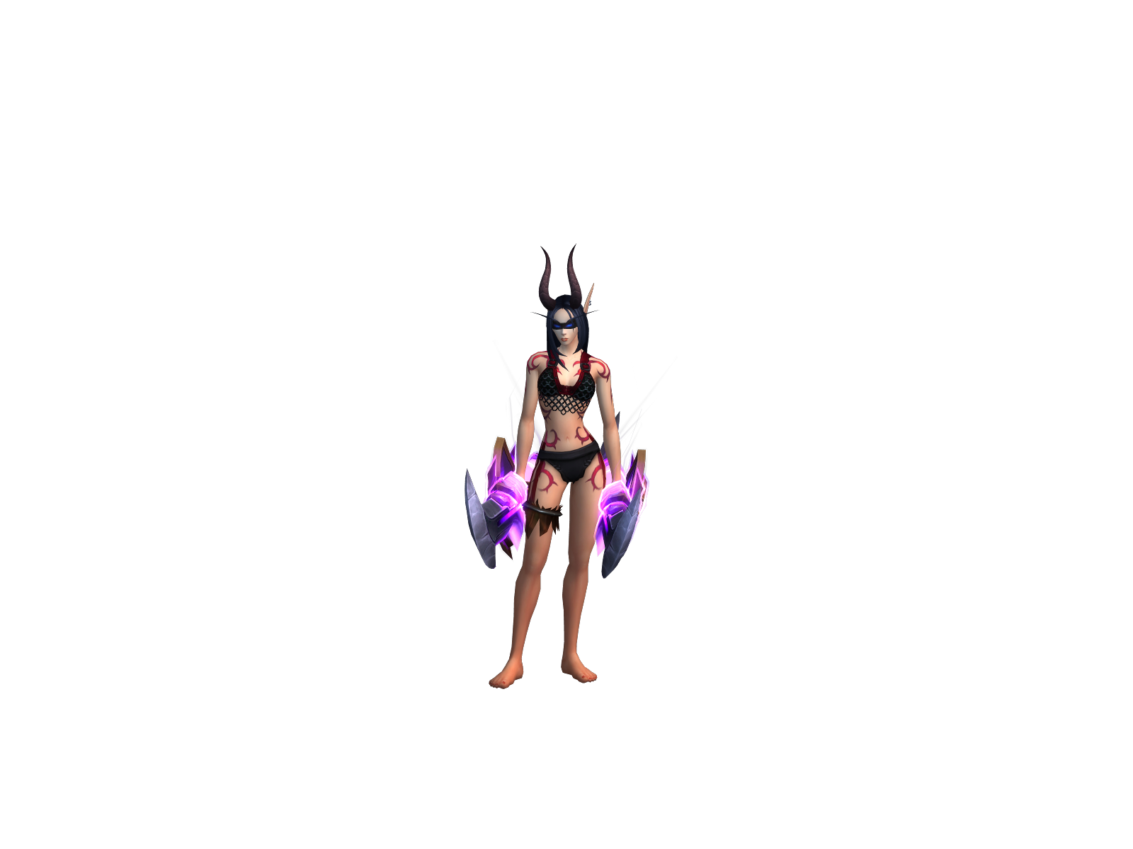 Vaelýra 3D character render