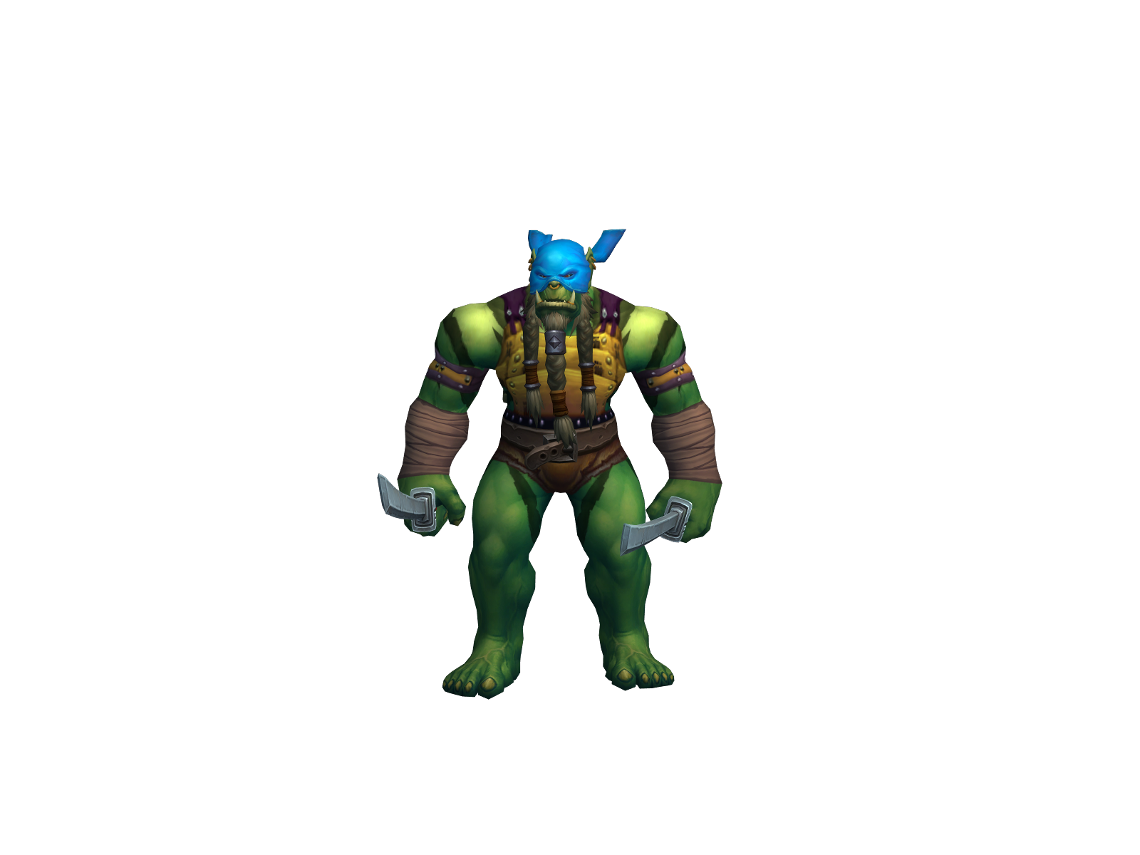 Baconman 3D character render