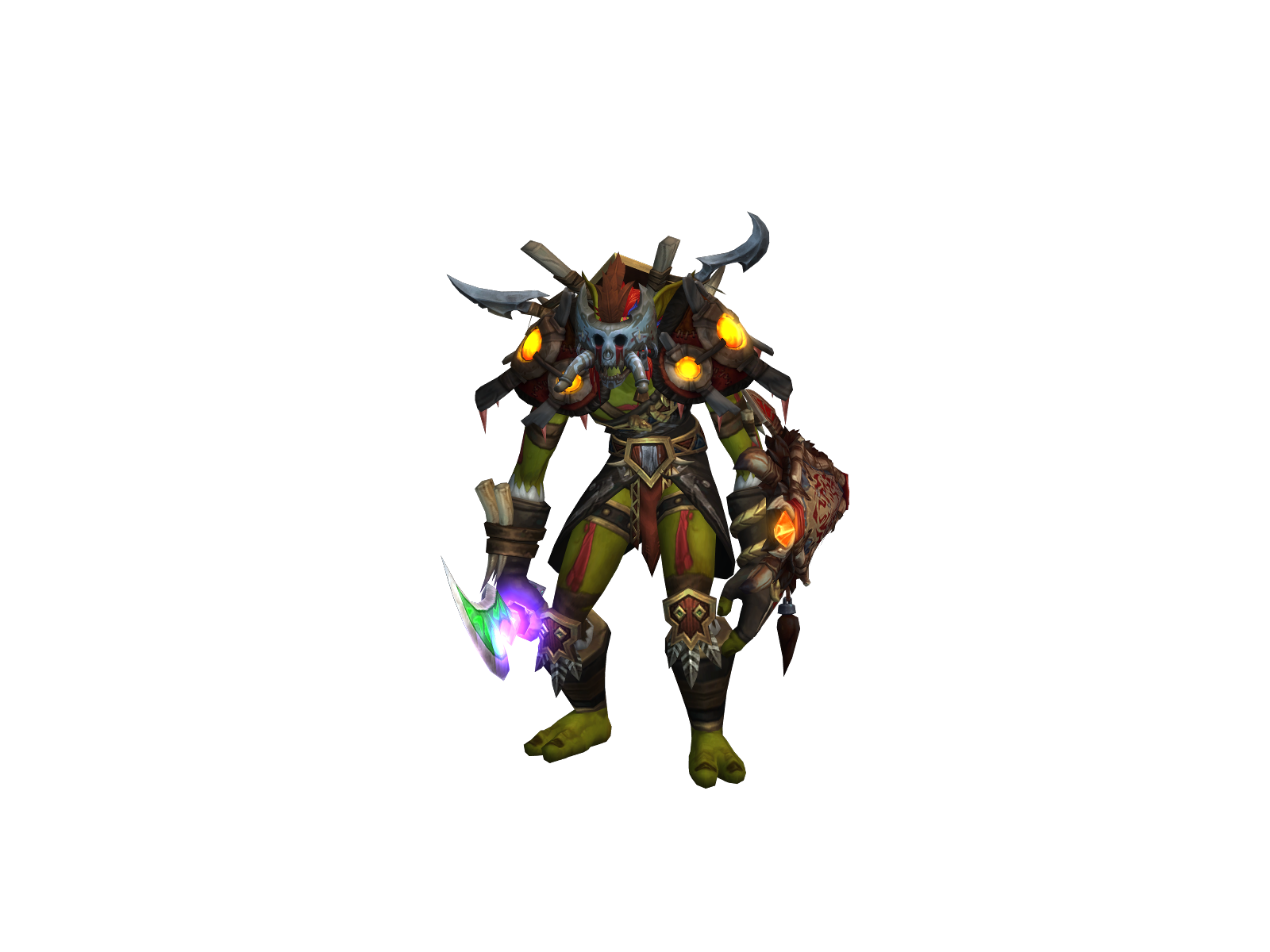 Shockazhulu 3D character render